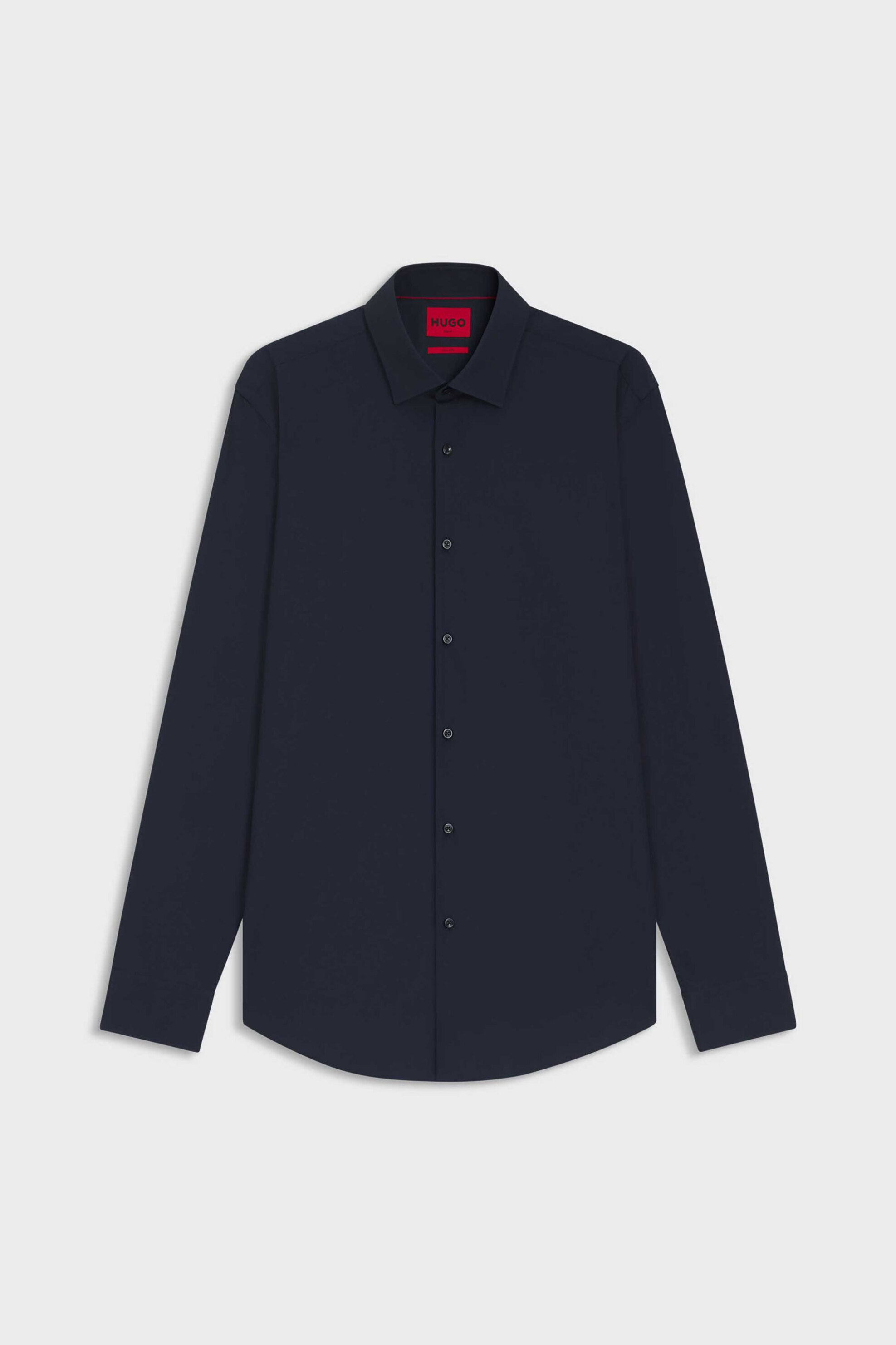 Hugo Boss Ανδρικό Πουκάμισο Μονόχρωμο C-Jenno - 50289499 Σκούρο Μπλε