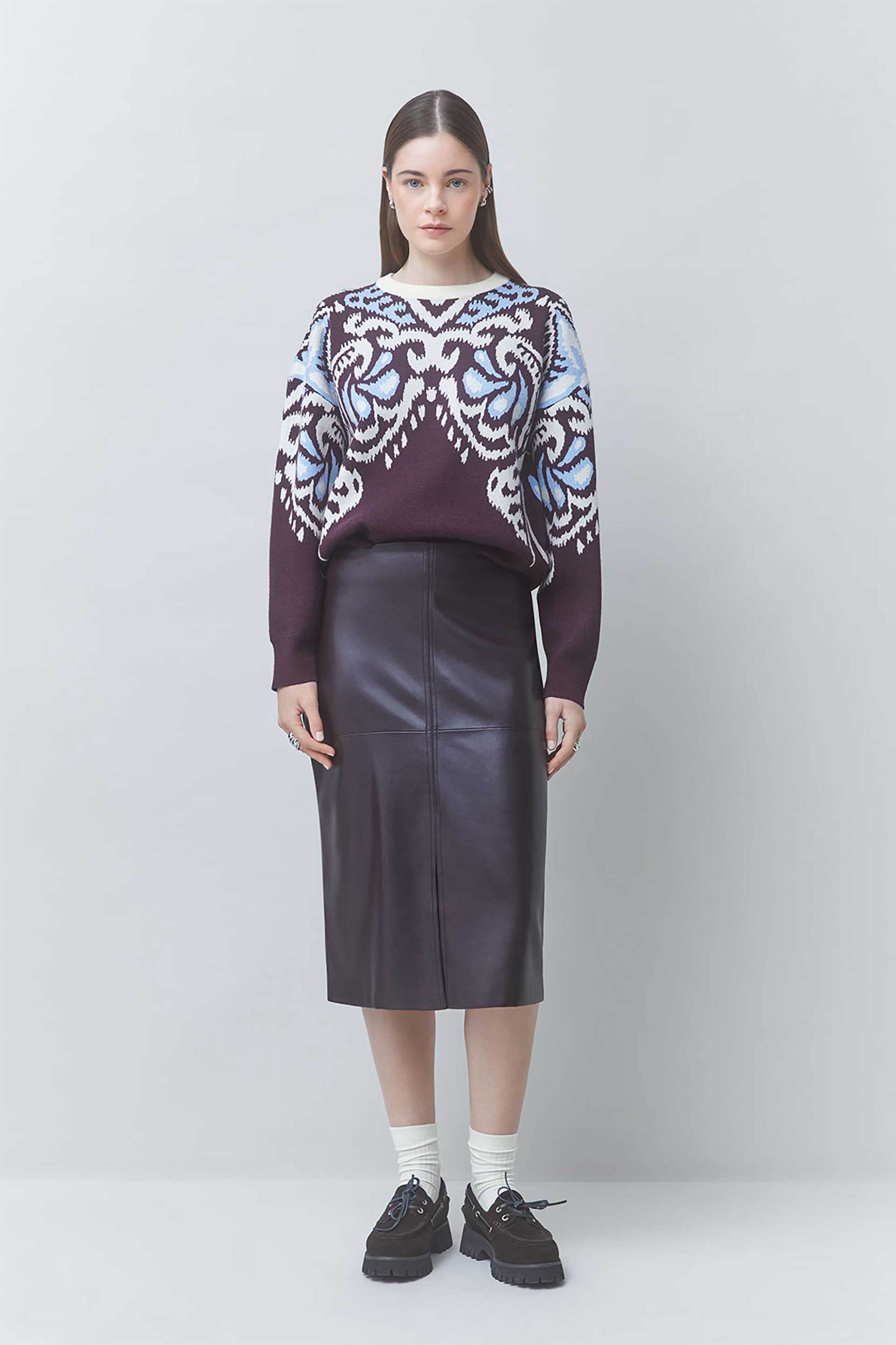 Suncoo Paris γυναικείο πουλόβερ jacquard 