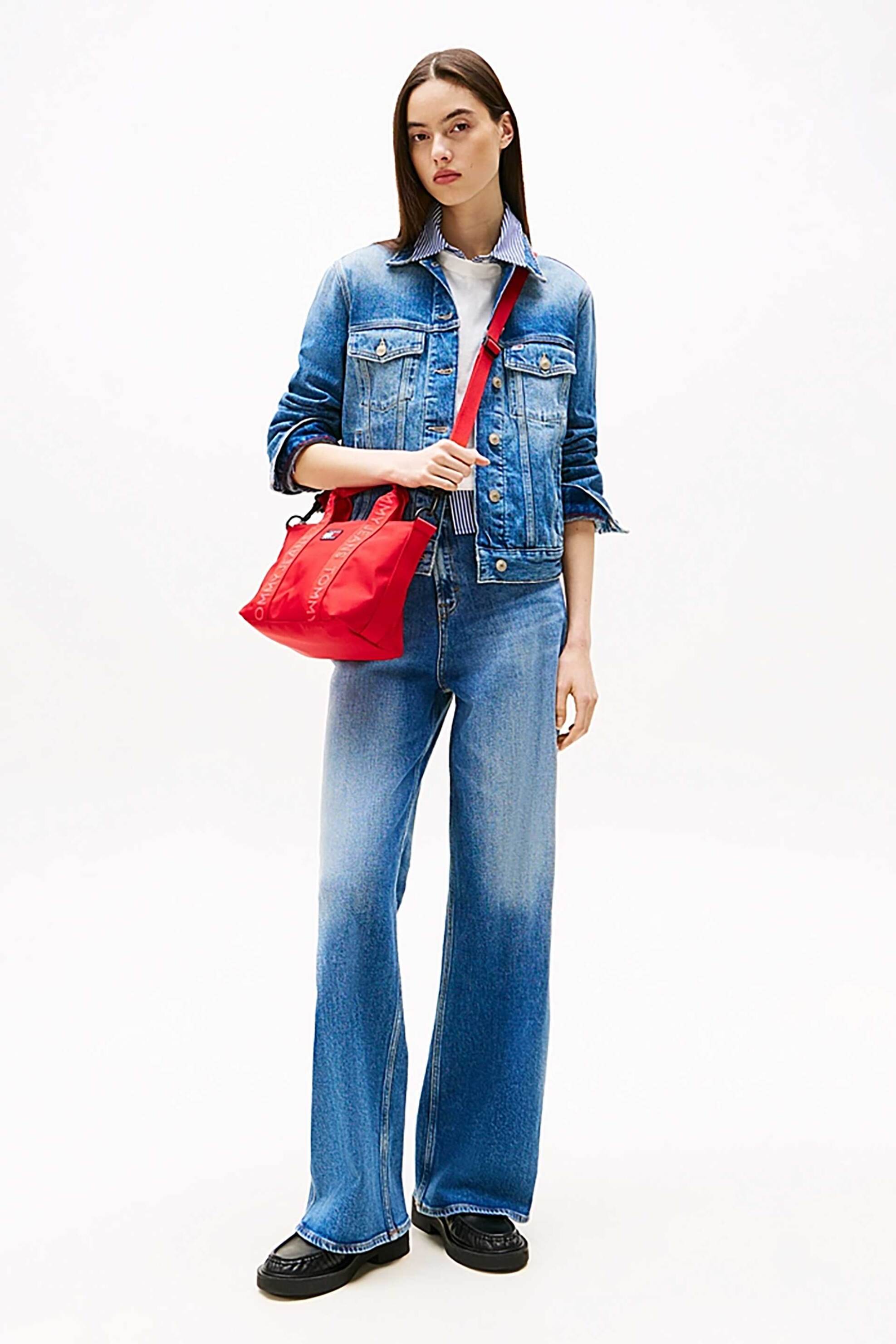 Tommy Jeans γυναικείο τζιν παντελόνι πεντάτσεπο Wide Leg "Claire"