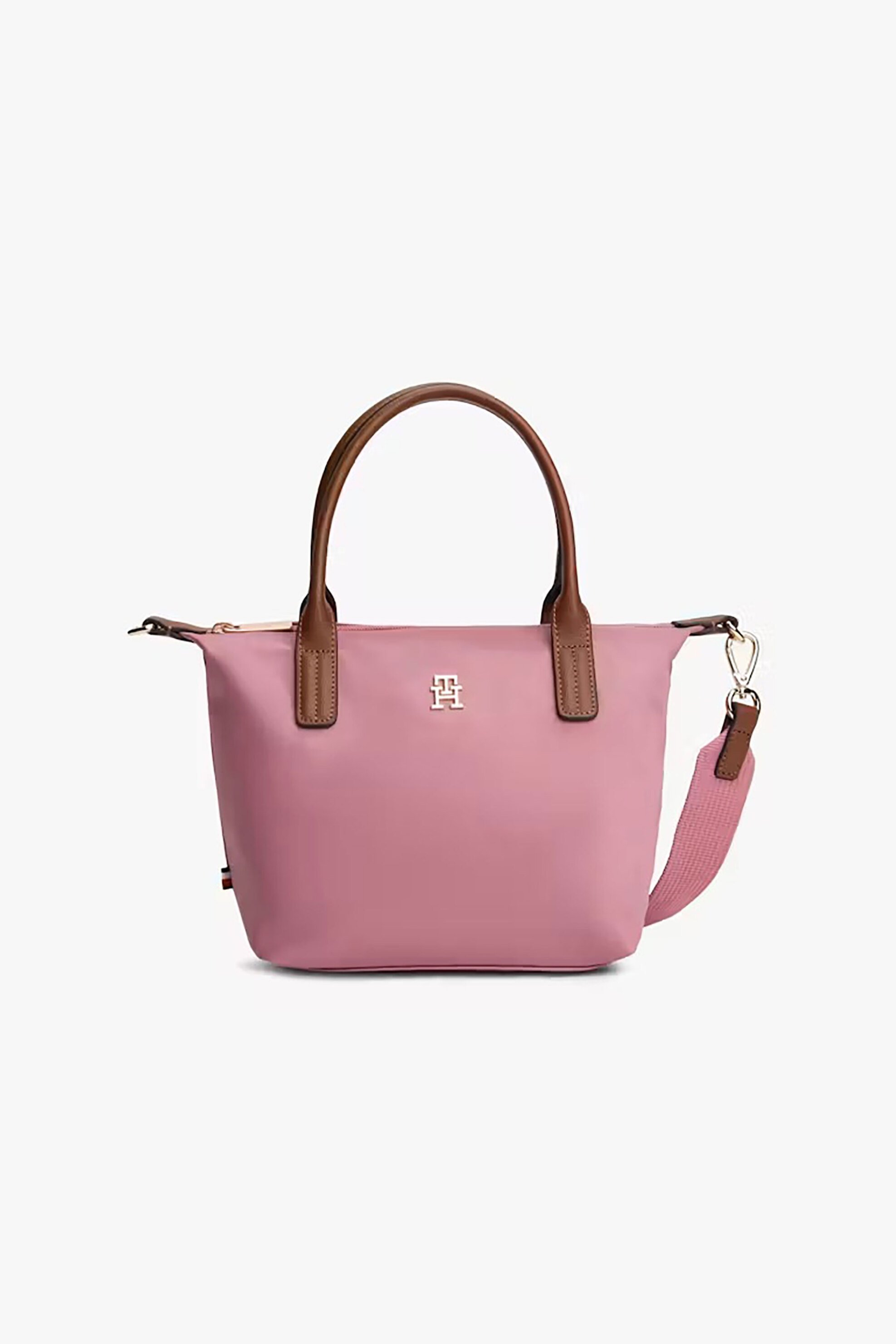 Tommy Hilfiger γυναικεία τσάντα tote με μεταλλικό μονόγραμμα 