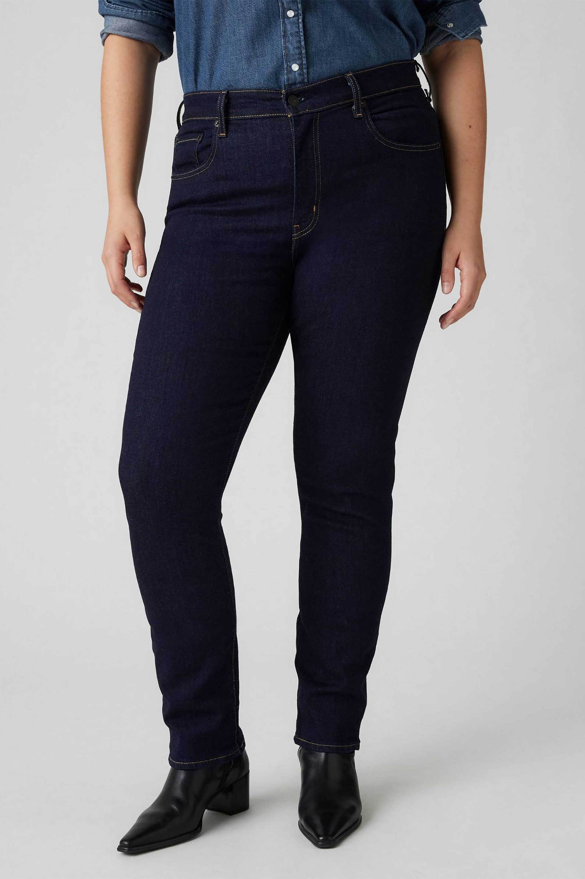 Levi's® γυναικείο τζιν παντελόνι 724™ High Rise Straight - 188830227 Denim Blue Σκούρο φωτογραφία