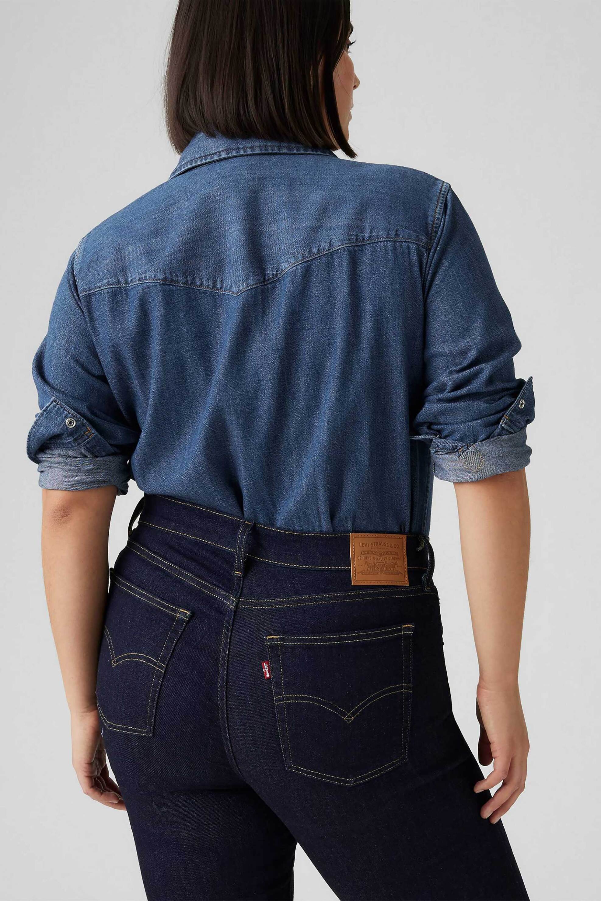 Levi's® γυναικείο τζιν παντελόνι 724™ High Rise Straight - 188830227 Denim Blue Σκούρο φωτογραφία