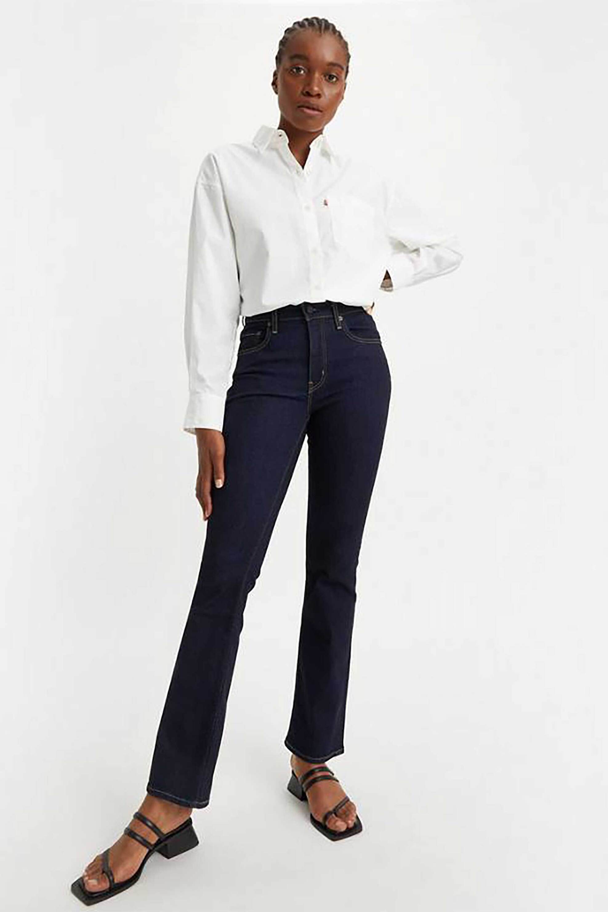 LEVI'S Levi's® γυναικείο τζιν παντελόνι ''725™ High Rise Bootcut'' - 187590122 Denim Blue Σκούρο