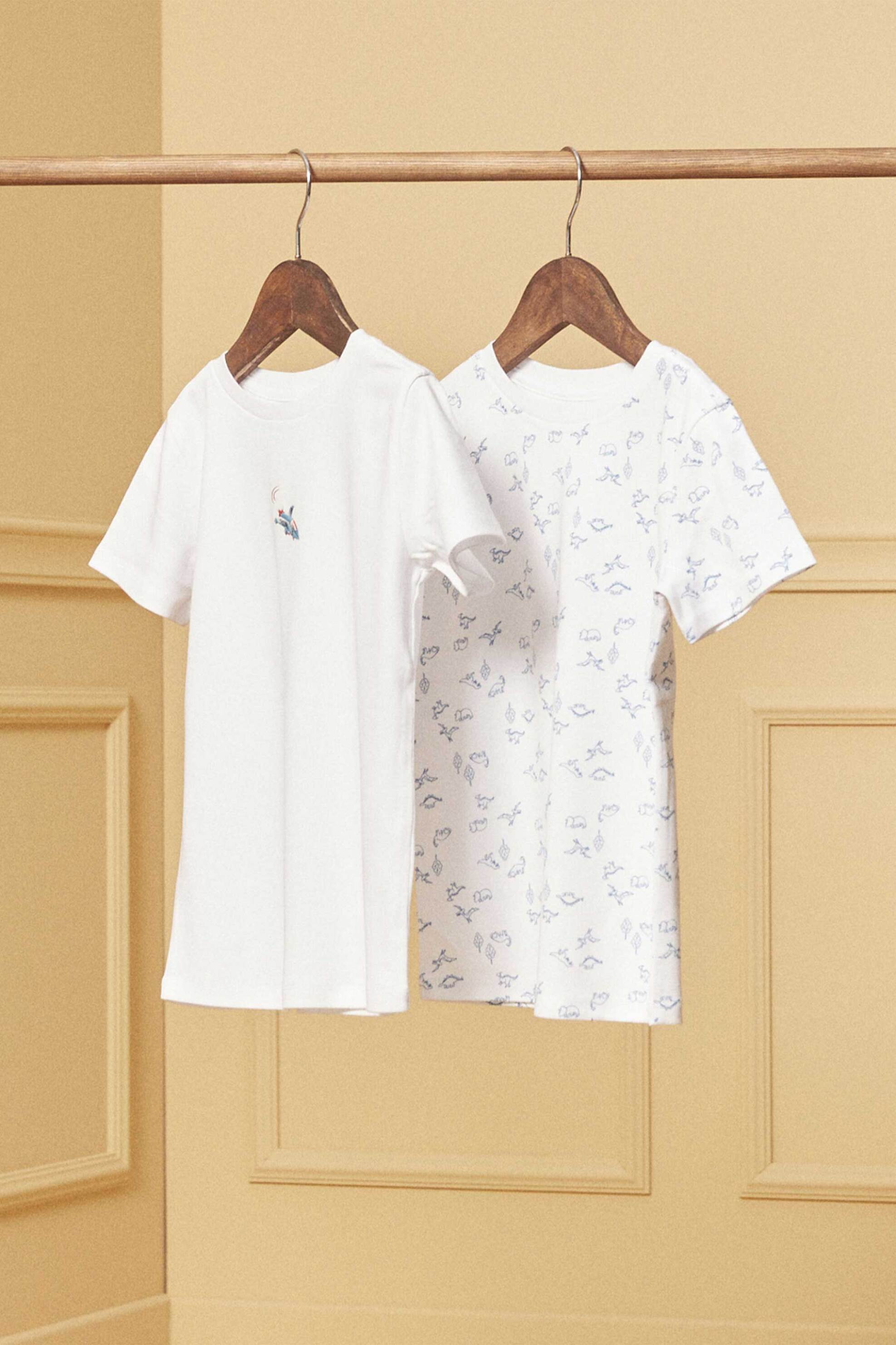 DPAM DPAM σετ παιδικά Τ-shirt "White Space" - 353498 Λευκό