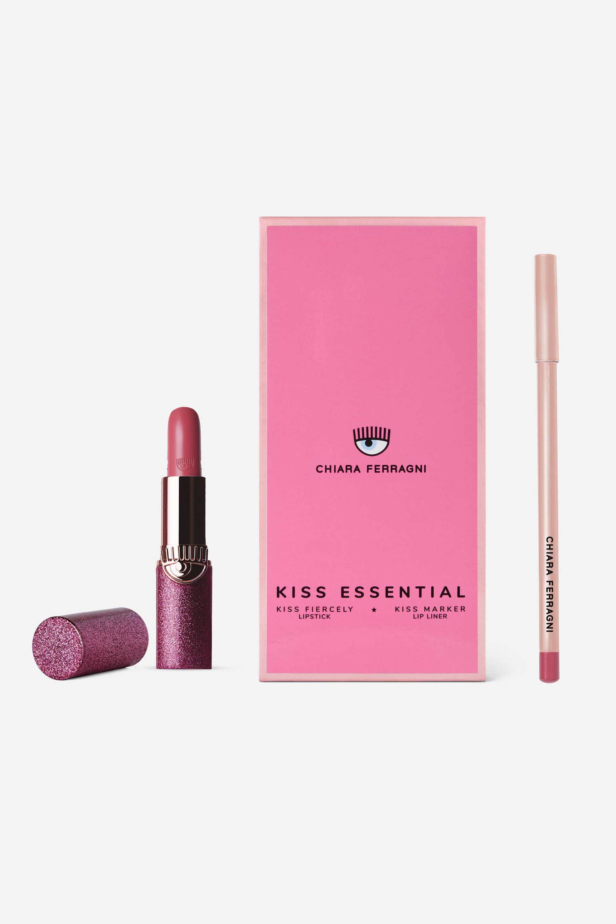 CHIARA FERRAGNI MAKE-UP Chiara Ferragni Lip Kit - Kiss Essential Nude Red - KE12KISSESSENTIAL Nude Red