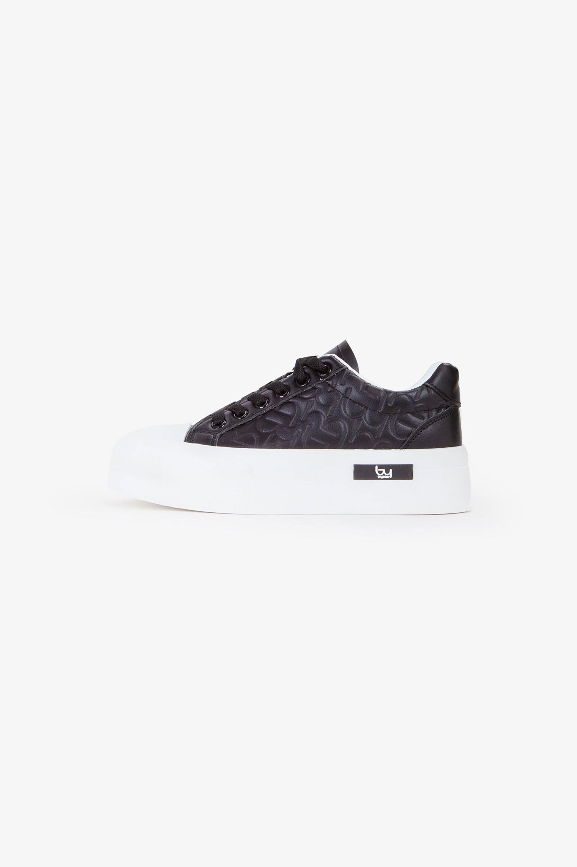 By Byblos γυναικεία sneakers "Draconis" - BYSC94901LOG Μαύρο