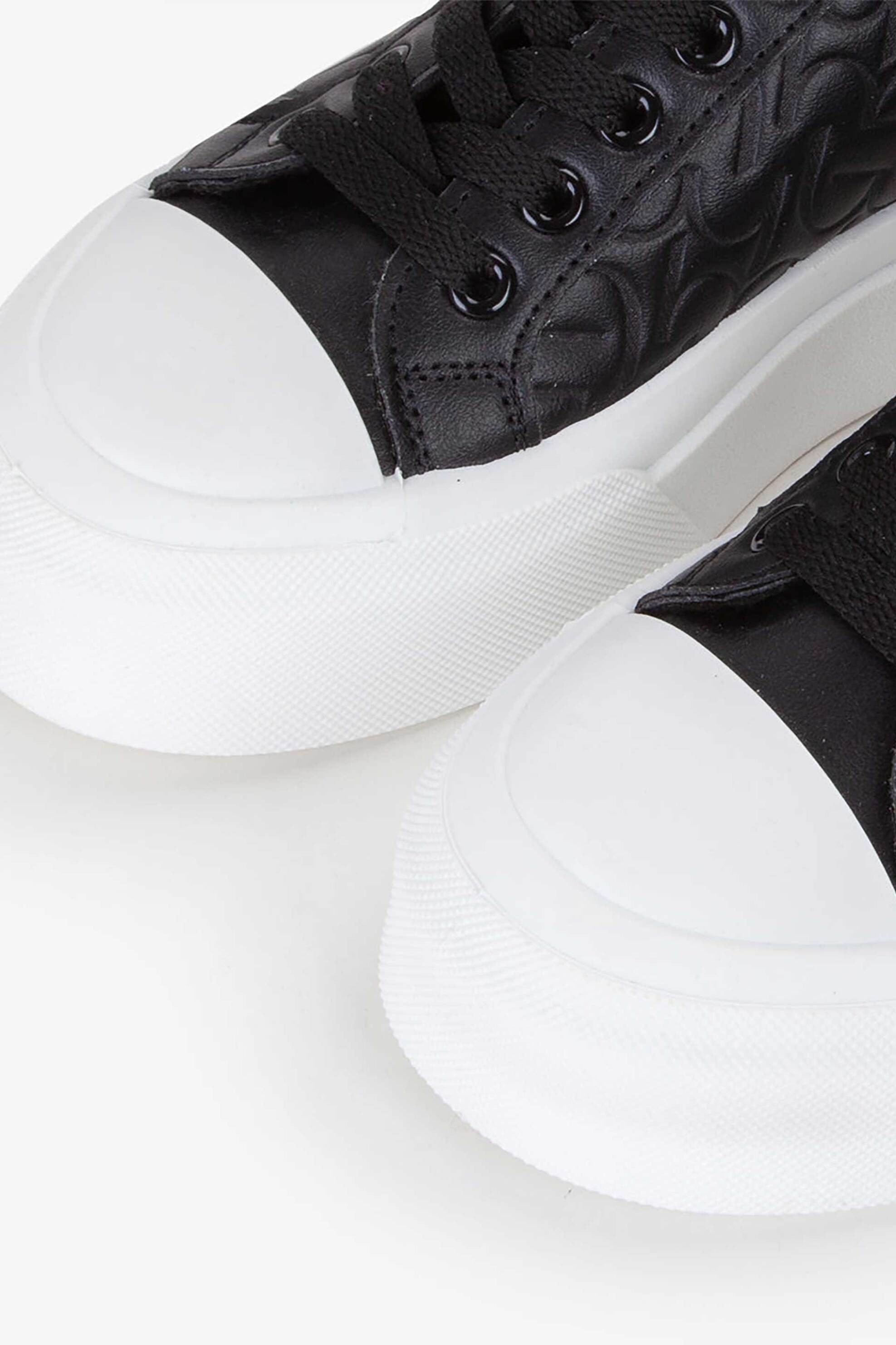 BY BYBLOS By Byblos γυναικεία sneakers "Draconis" - BYSC94901LOG Μαύρο - 3