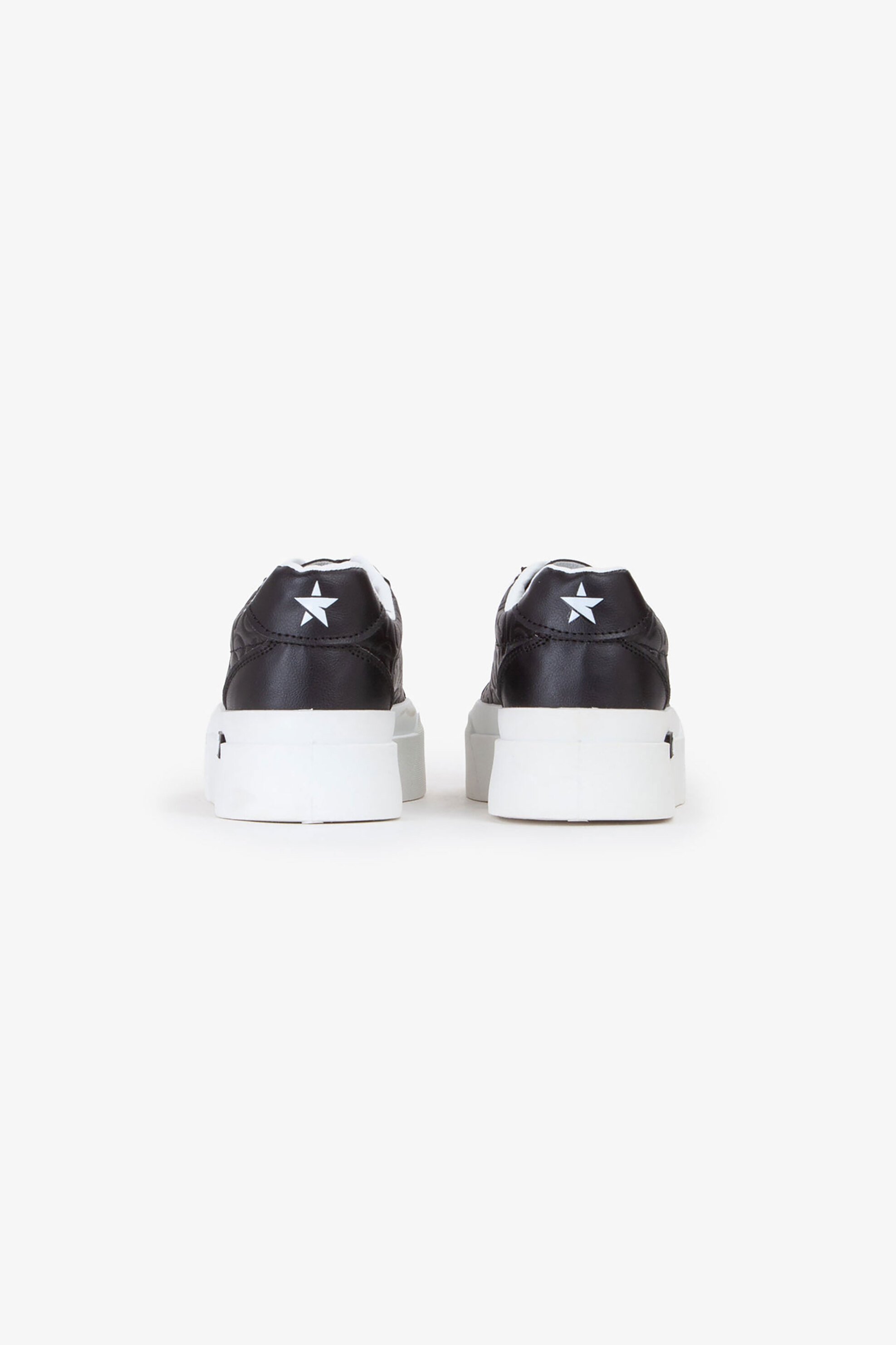 BY BYBLOS By Byblos γυναικεία sneakers "Draconis" - BYSC94901LOG Μαύρο - 4