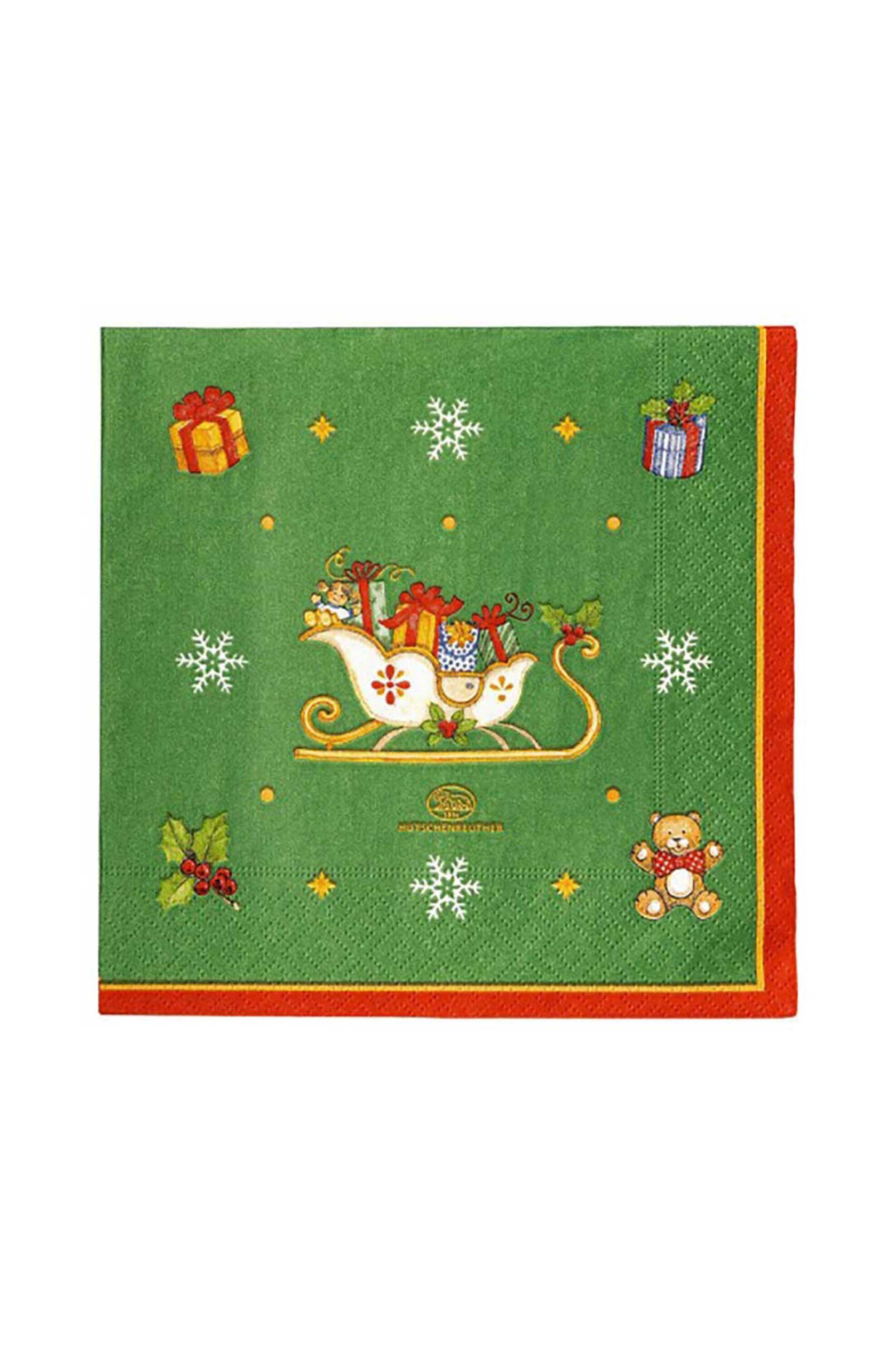 HUTSCHENREUTHER Hutschenreuther χριστουγεννιάτικες χαρτοπετσέτες 20 τμχ "Happy Wintertime" 33 x 33 cm - 02433744105214