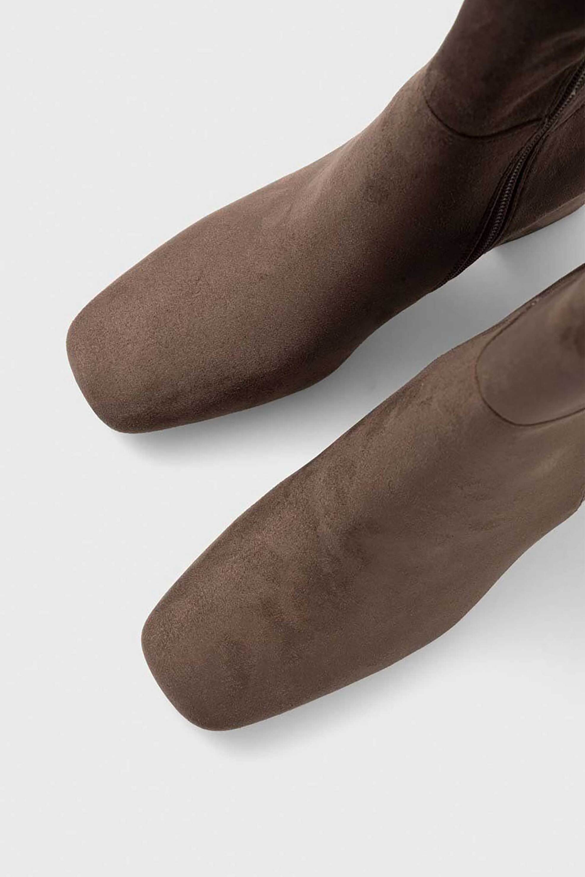 DKNY DKNY γυναικείες μπότες suede μέχρι το γόνατο "Cilli" - K3302197 Καφέ - 2