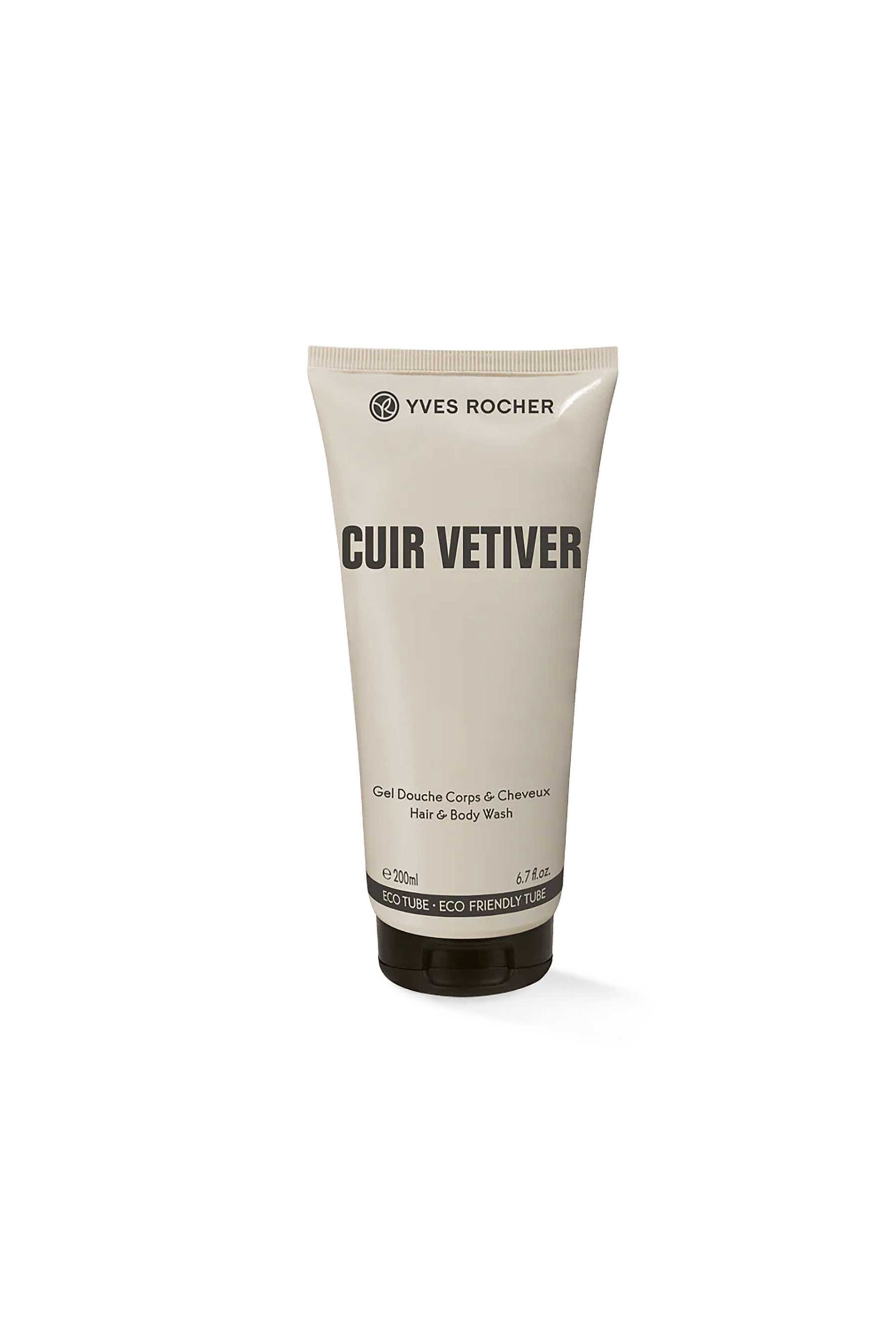Yves Rocher Cuir Vetiver Hair & Body Wash 200 ml - 38639