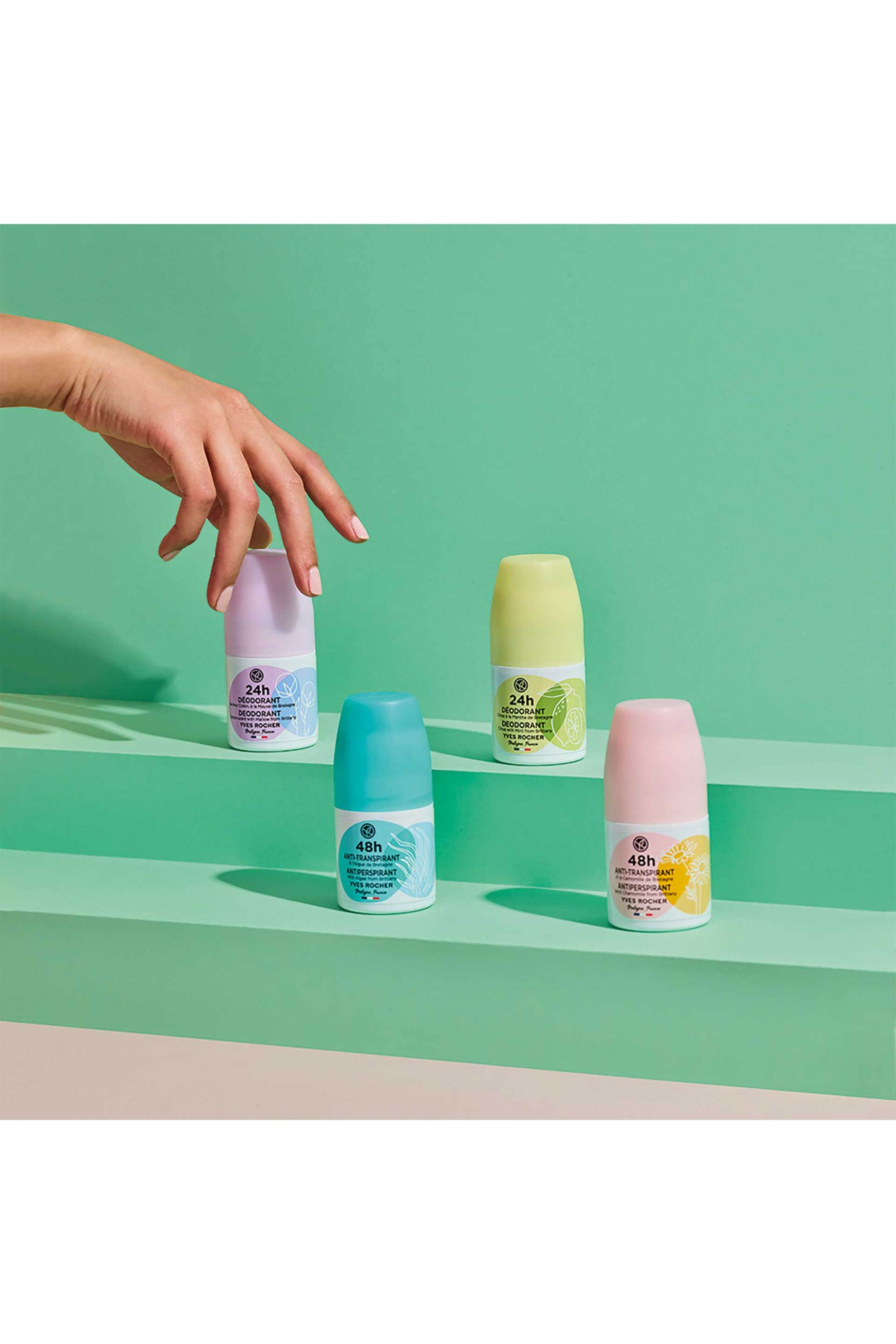 Yves Rocher 24h Deodorant Cotton Scent with Mallow from Brittany 50 ml - 56315 φωτογραφία