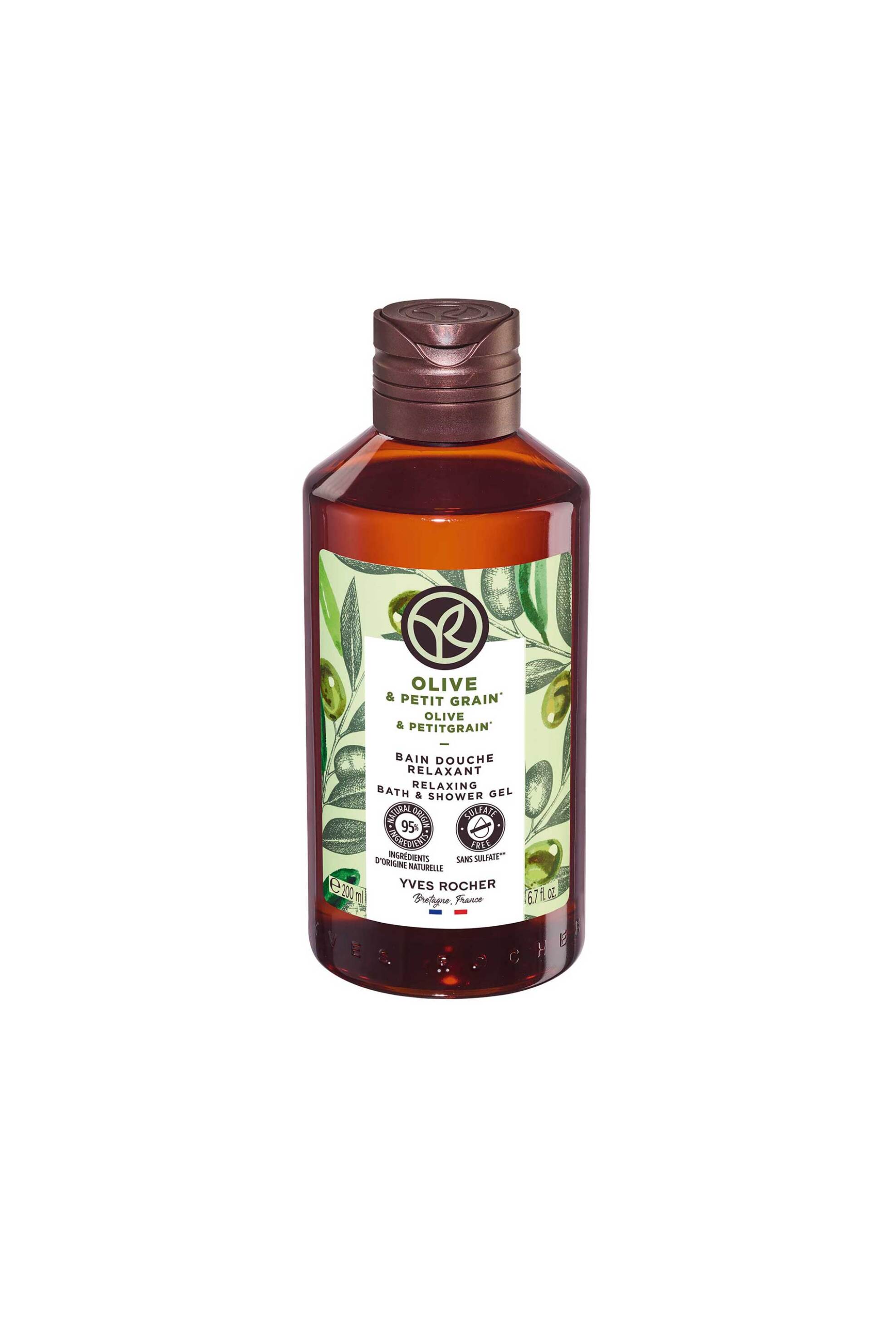 YVES ROCHER Yves Rocher Olive & Petitgrain Relaxing Bath & Shower Gel 200 ml - 15503