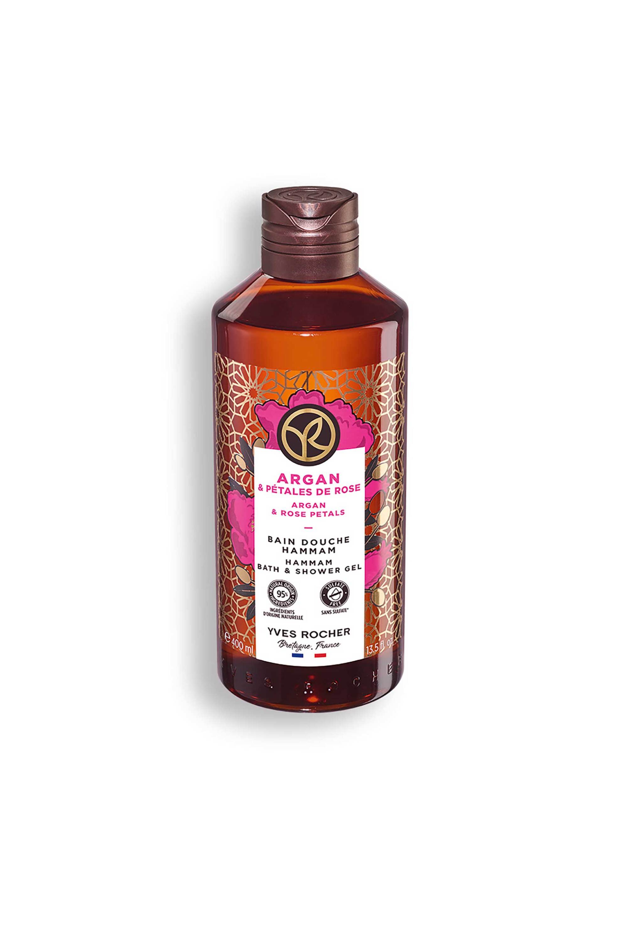 YVES ROCHER Yves Rocher Argan & Rose Petals Hammam Bath & Shower Gel 400 ml - 48256