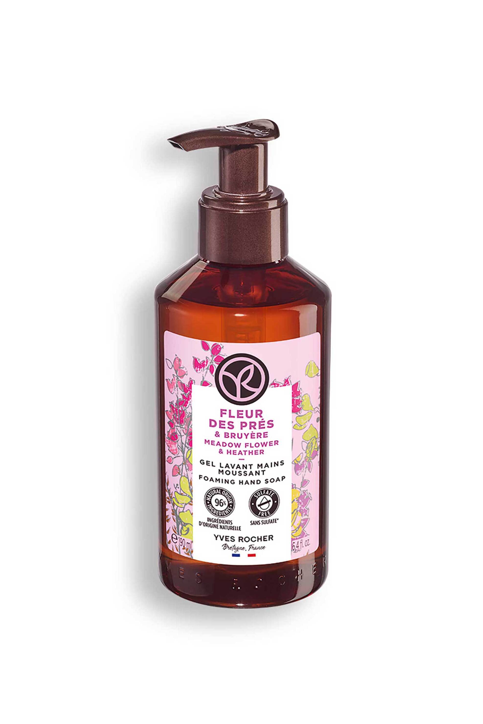 YVES ROCHER Yves Rocher Meadow Flower & Heather Foaming Hand Soap 190 ml - 65038
