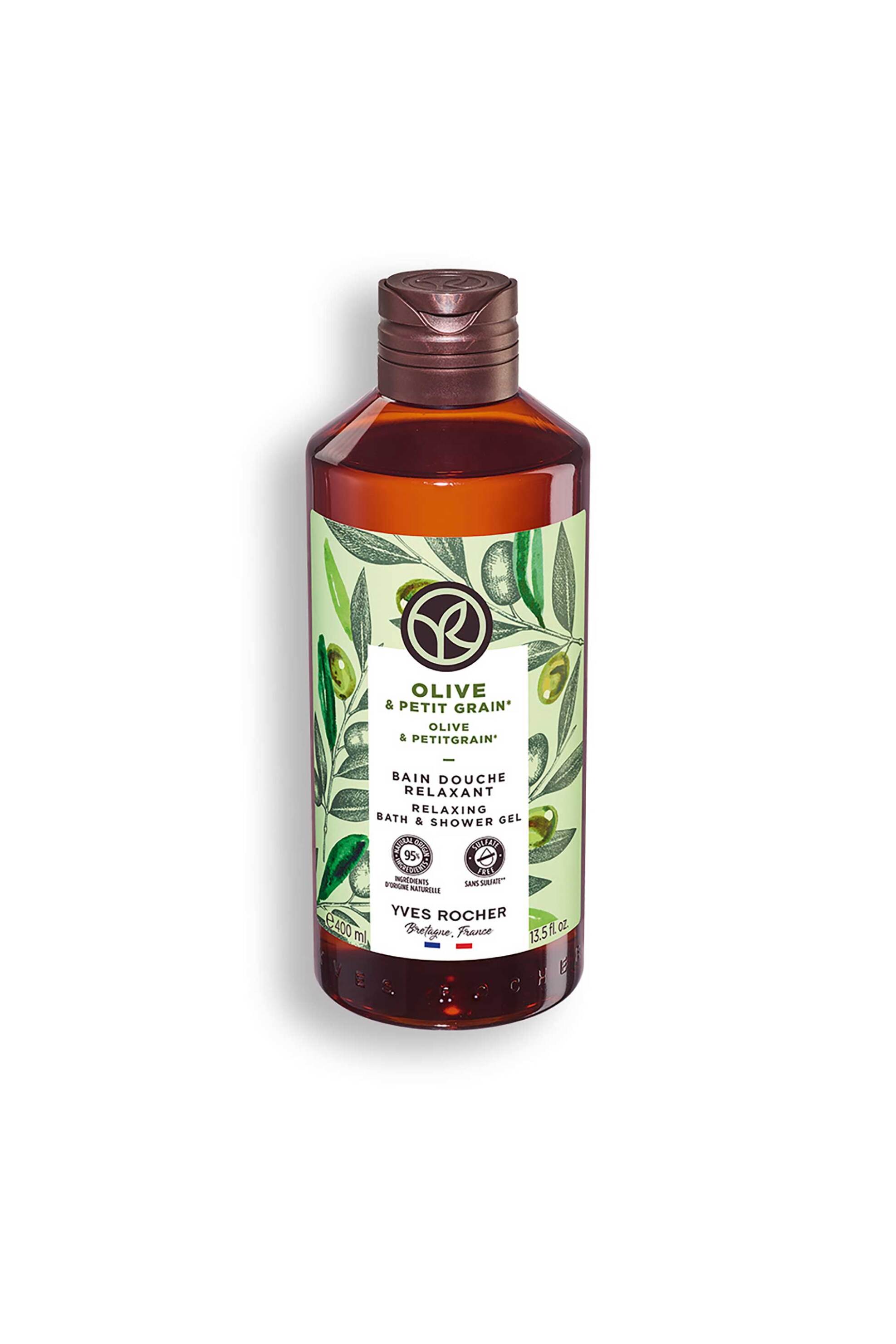 YVES ROCHER Yves Rocher Olive & Petitgrain Relaxing Bath & Shower Gel 400 ml - 80049