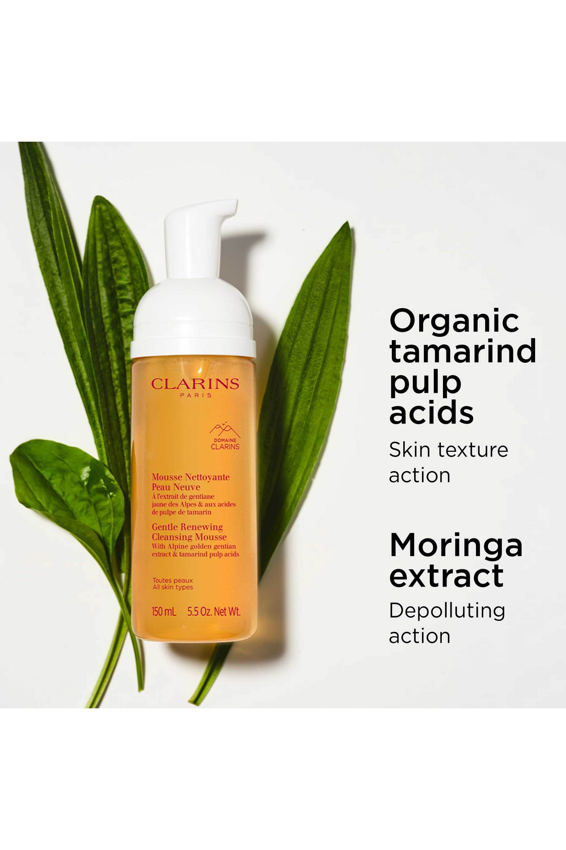 Clarins Gentle Renewing Cleansing Mousse Foaming Texture 150 ml - 80105707 φωτογραφία
