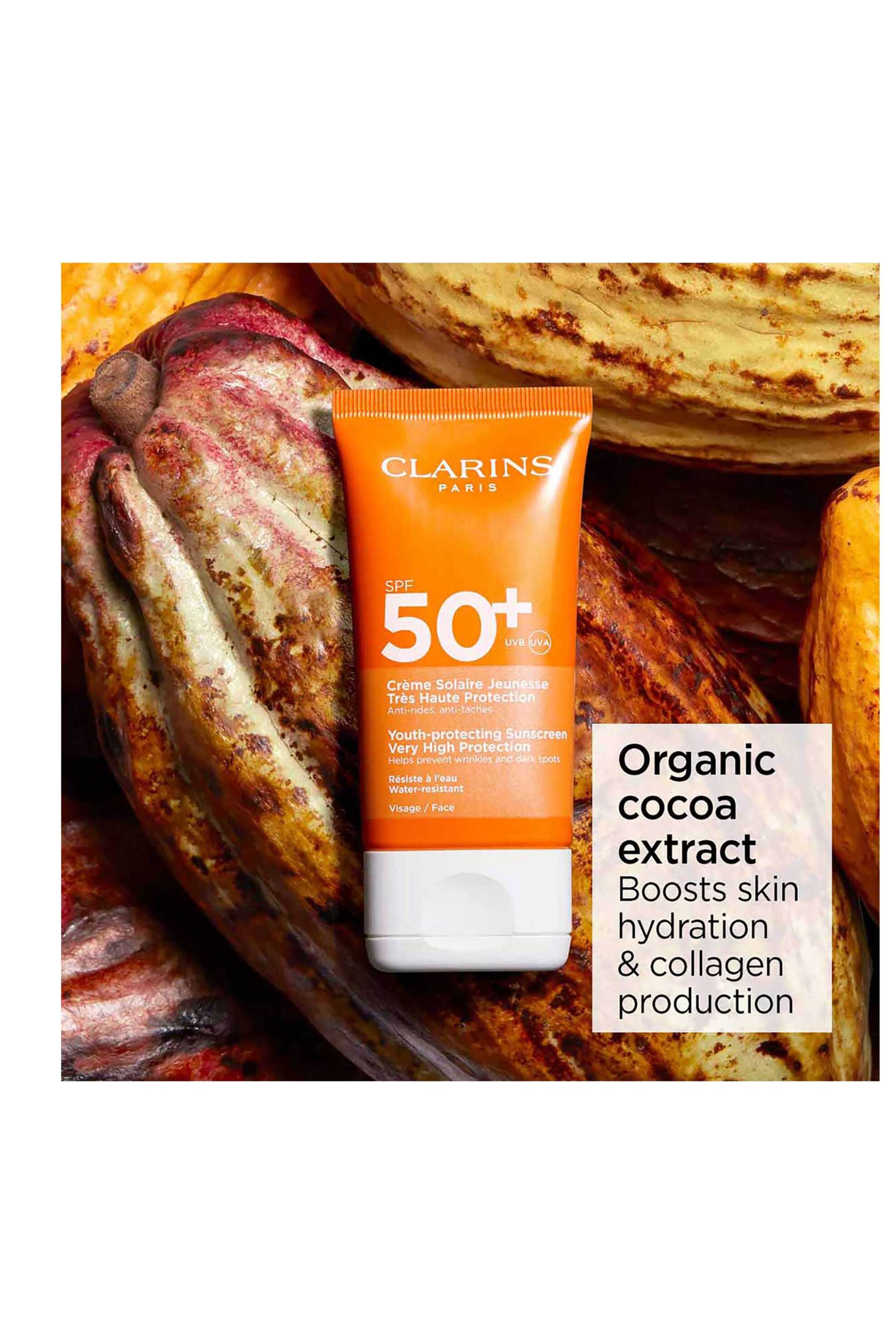 Clarins Very High Protection Youth Sun Care Cream Spf 50+ 50 ml - 80104576 φωτογραφία