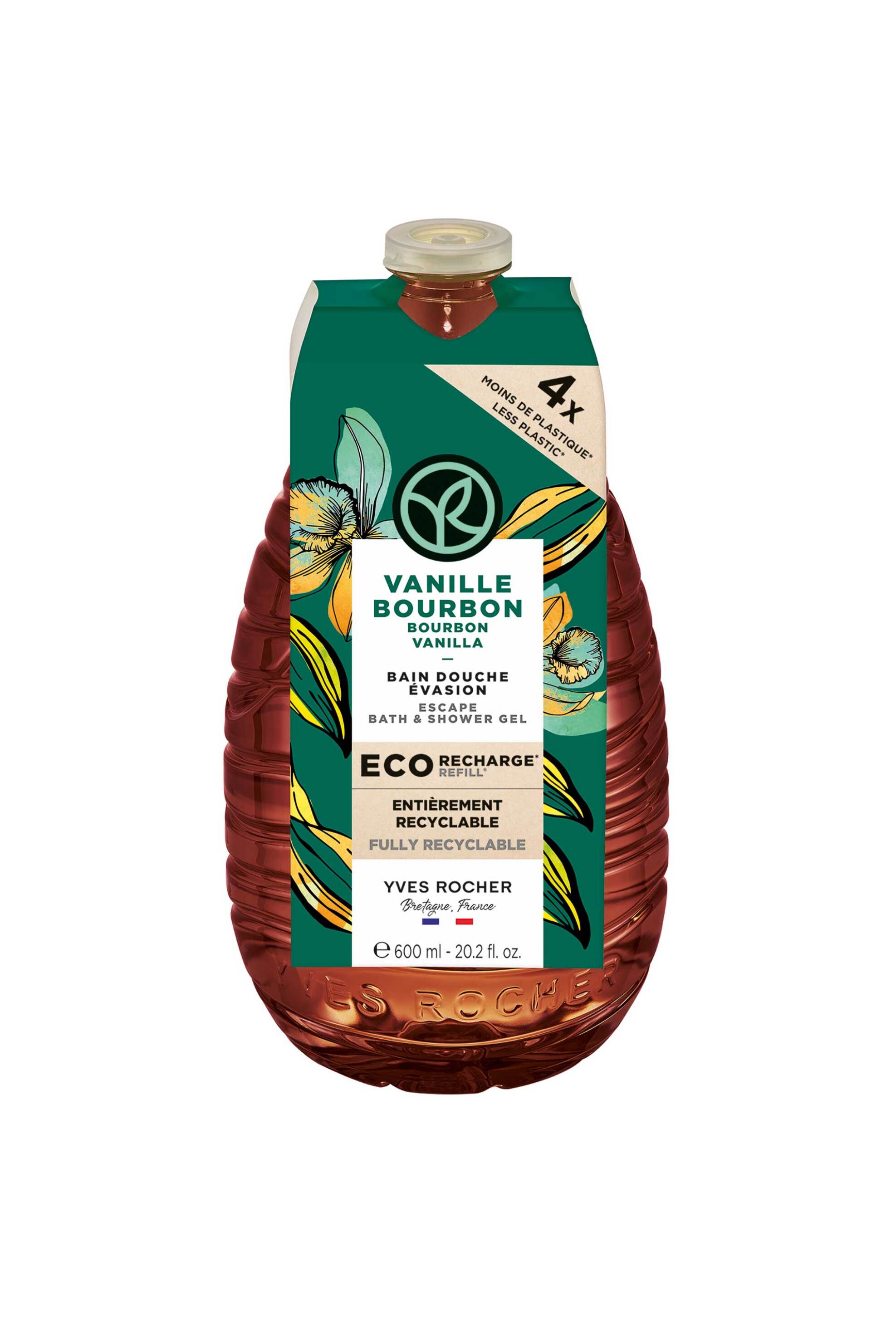 YVES ROCHER Yves Rocher Bourbon Vanilla Bath & Shower Gel Eco-Refill 600 ml - 59471