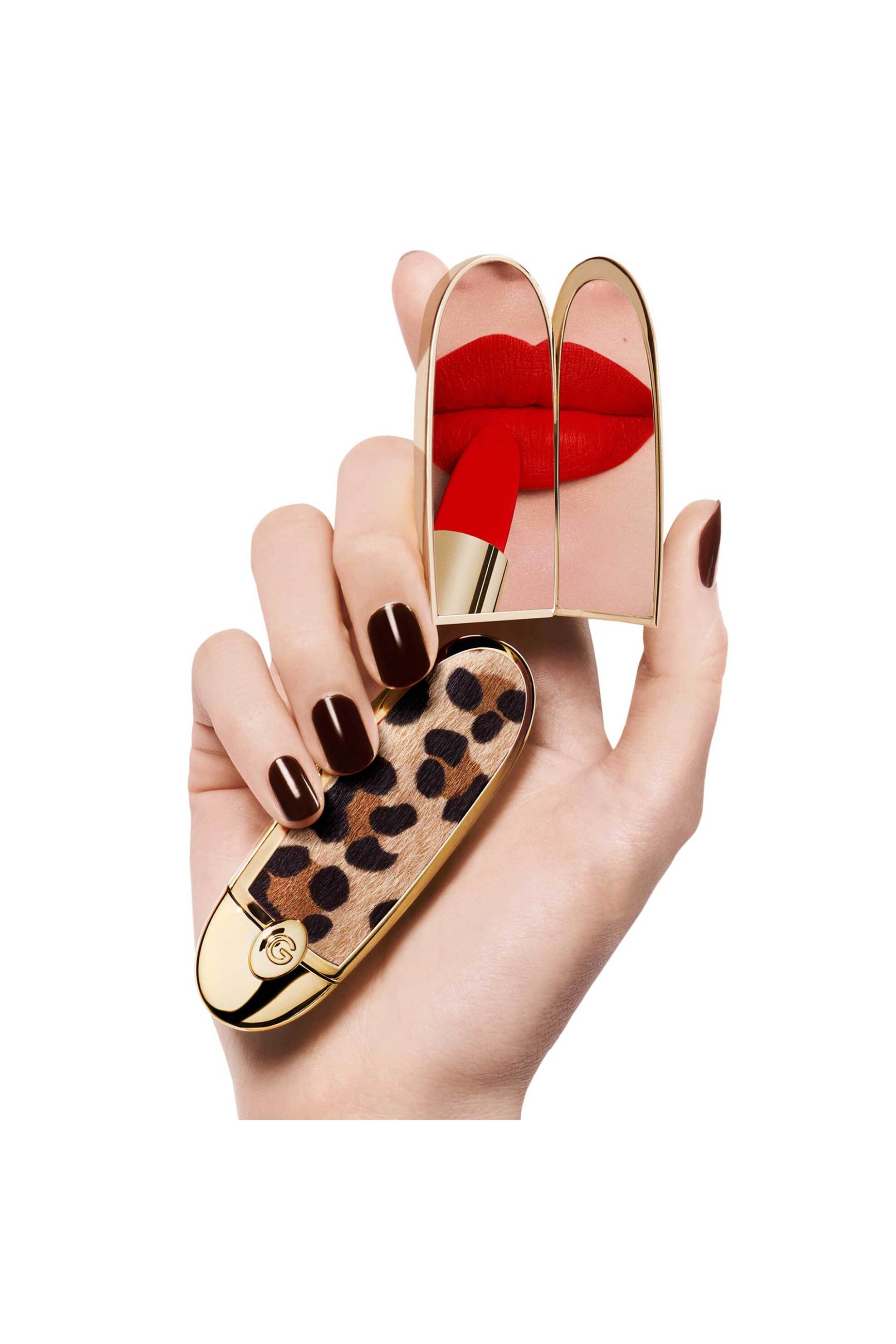 Guerlain Rouge G The Double Mirror Jewel Case Customisable Ultra-Care Lipstick - G043944 Le Fauve