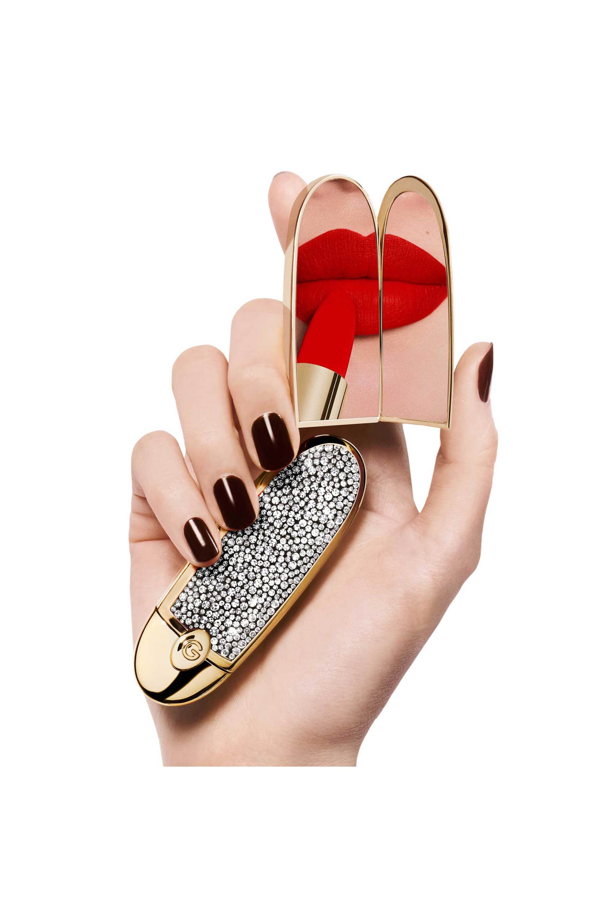 Guerlain Rouge G The Double Mirror Jewel Case Customisable Ultra-Care Lipstick - G043944 Le Strasse