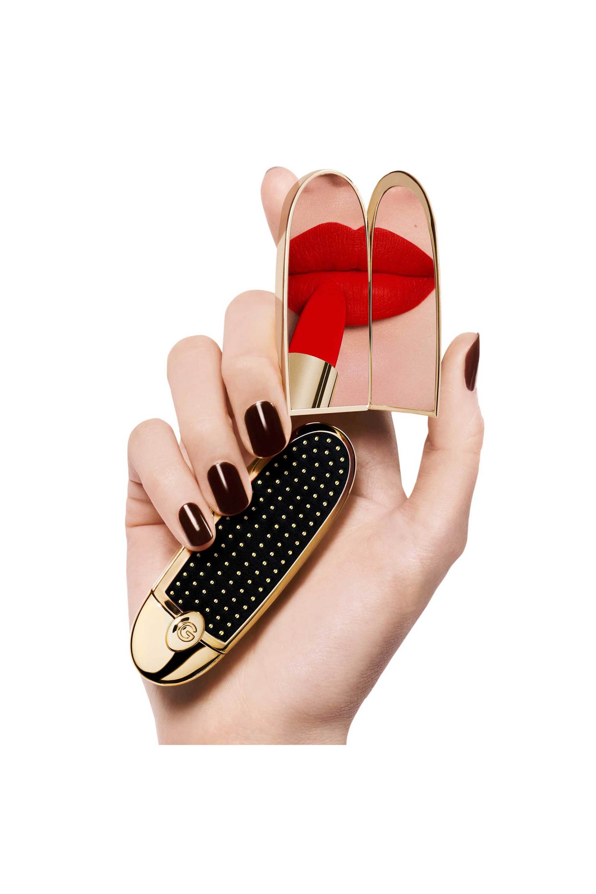 Guerlain Rouge G The Double Mirror Jewel Case The Customisable Ultra-Care Lipstick - G043944 Les Studs φωτογραφία