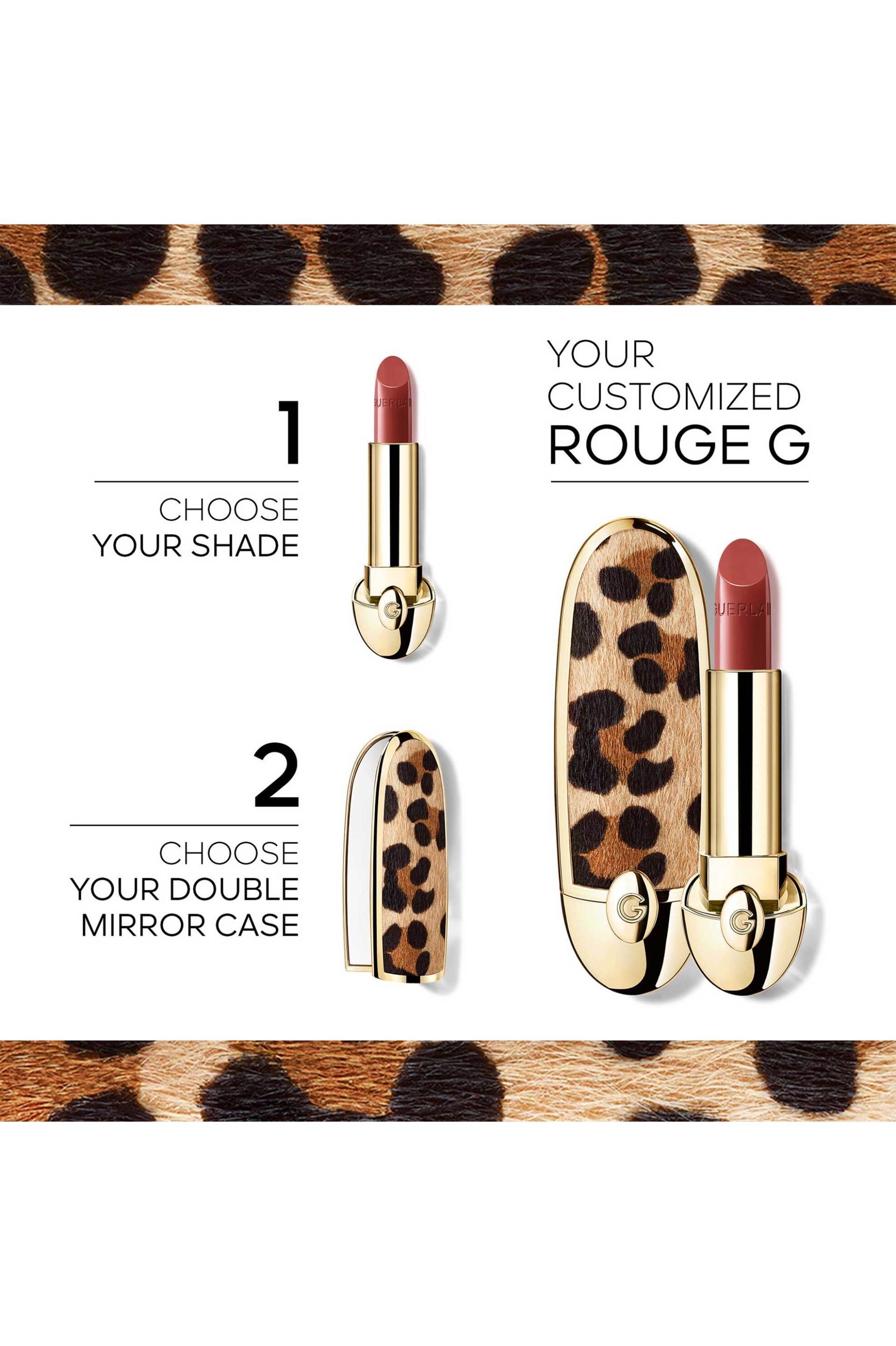 Guerlain Rouge G The Refill The Customisable Ultra-Care Lipstick 3,5 gr - G043889 319 Le Moka Chaud - Satin φωτογραφία