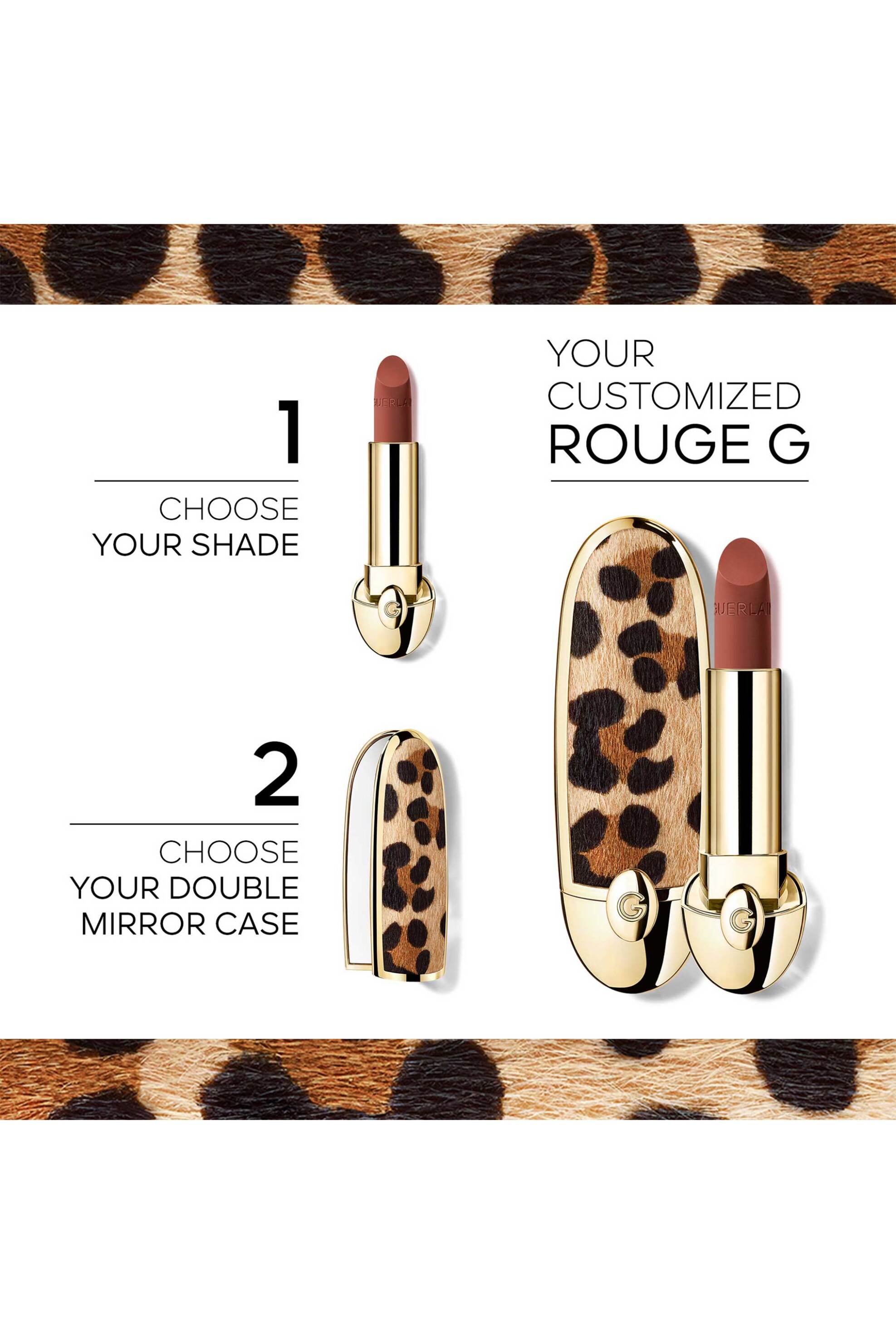 Guerlain Rouge G The Refill The Customisable Ultra-Care Lipstick 3,5 gr - G043889 258 Le Bois De Rose - Velvet φωτογραφία