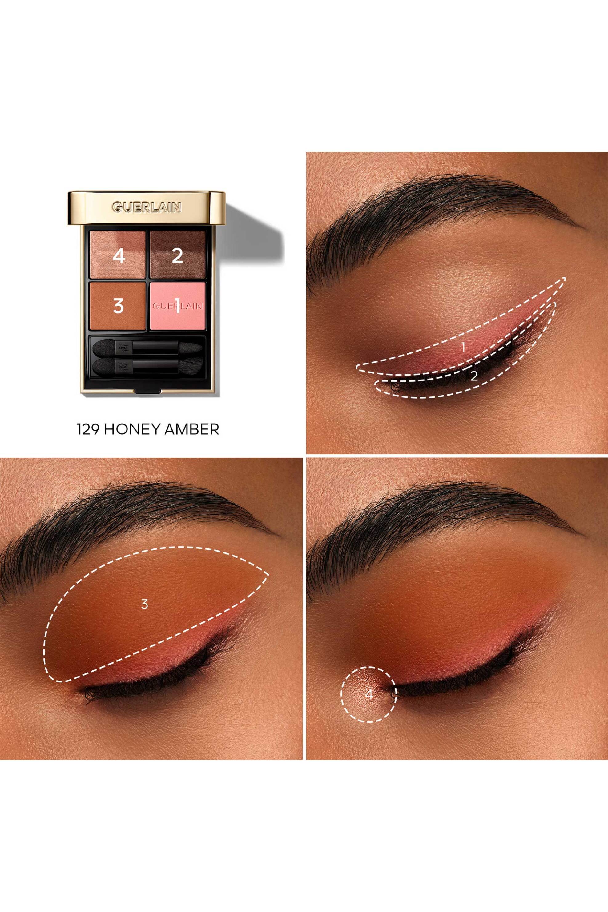 Guerlain Ombres G Eyeshadow Quad 6 gr 129 Honey Amber φωτογραφία