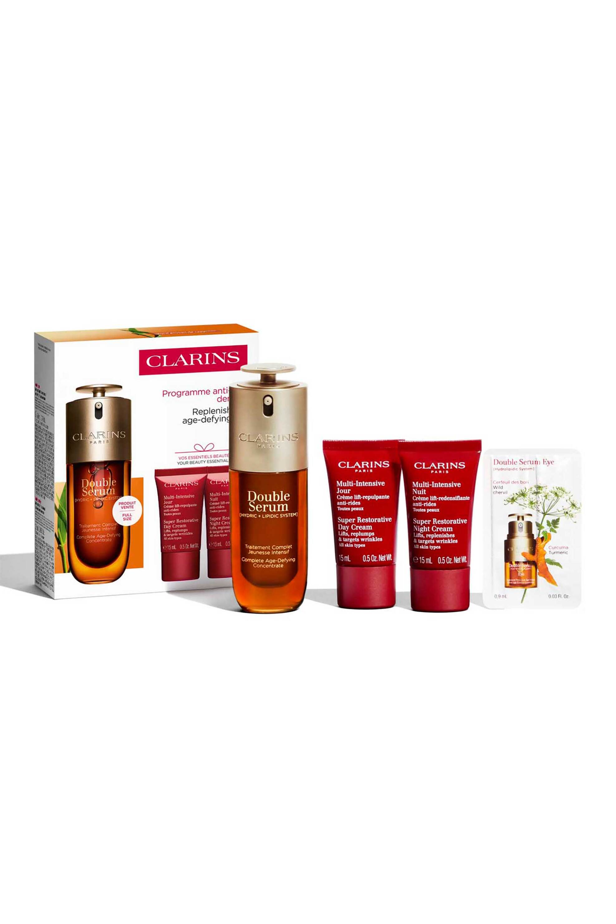 CLARINS Clarins Double Serum 9 & Super Restorative Set - 80115643