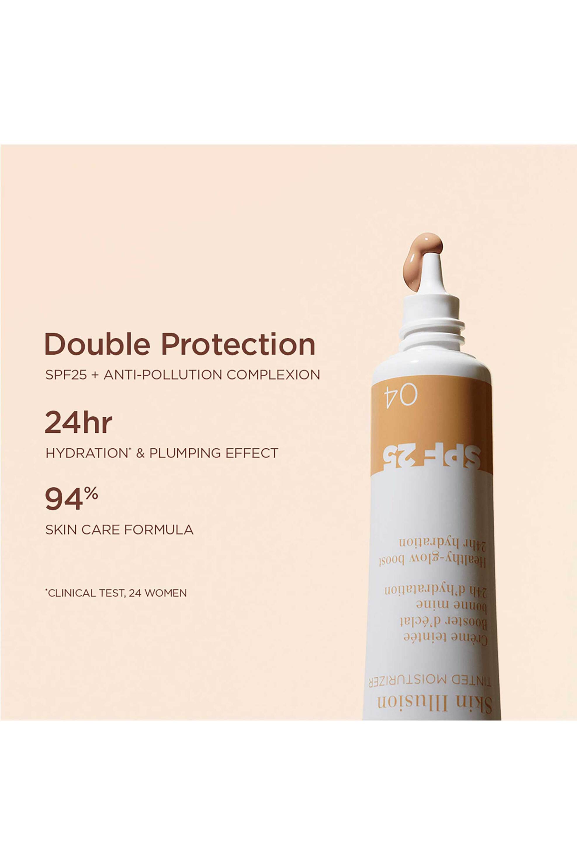 Clarins Skin Illusion Tinted Moisturizer SPF25 40 ml - 80112683 06 φωτογραφία