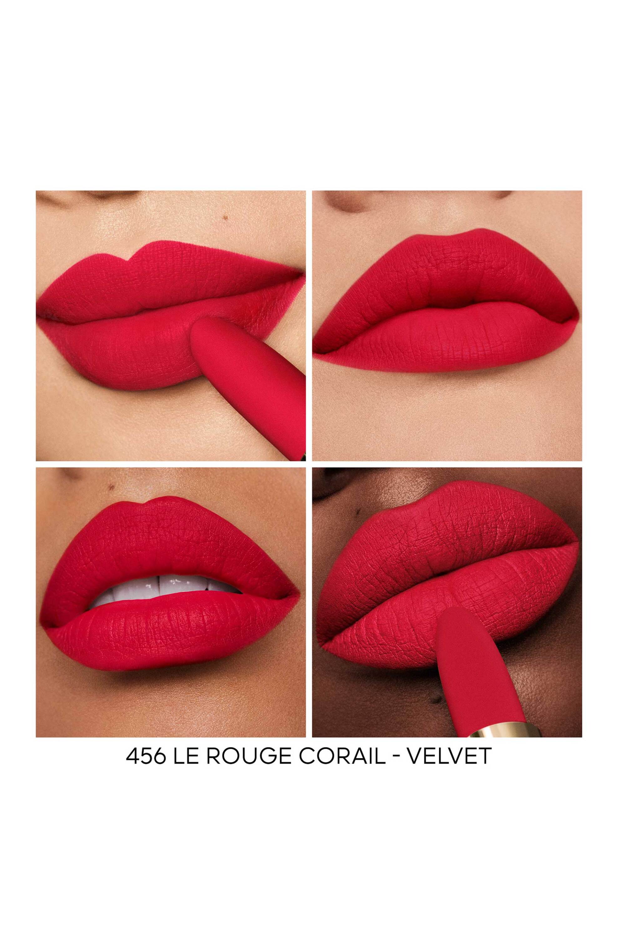 Guerlain Rouge G The Refill The Customisable Ultra-Care Lipstick 3,5 gr - G043889 456 Le Rouge Corail - Velvet φωτογραφία