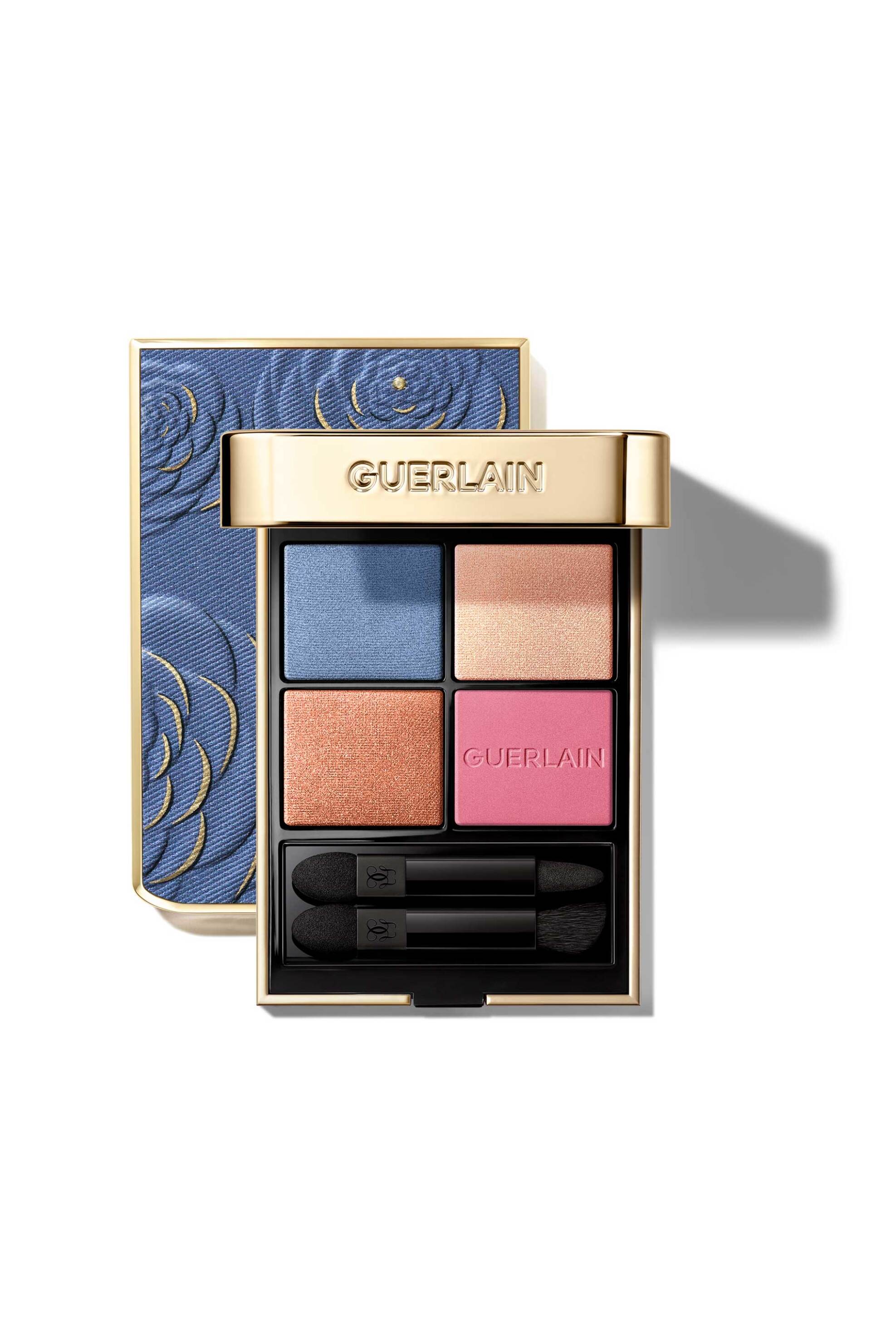 Guerlain Ombres G Denim Blossom Eyeshadow Quad - Limited Edition 6 gr - G062384 396 Denim Blossom