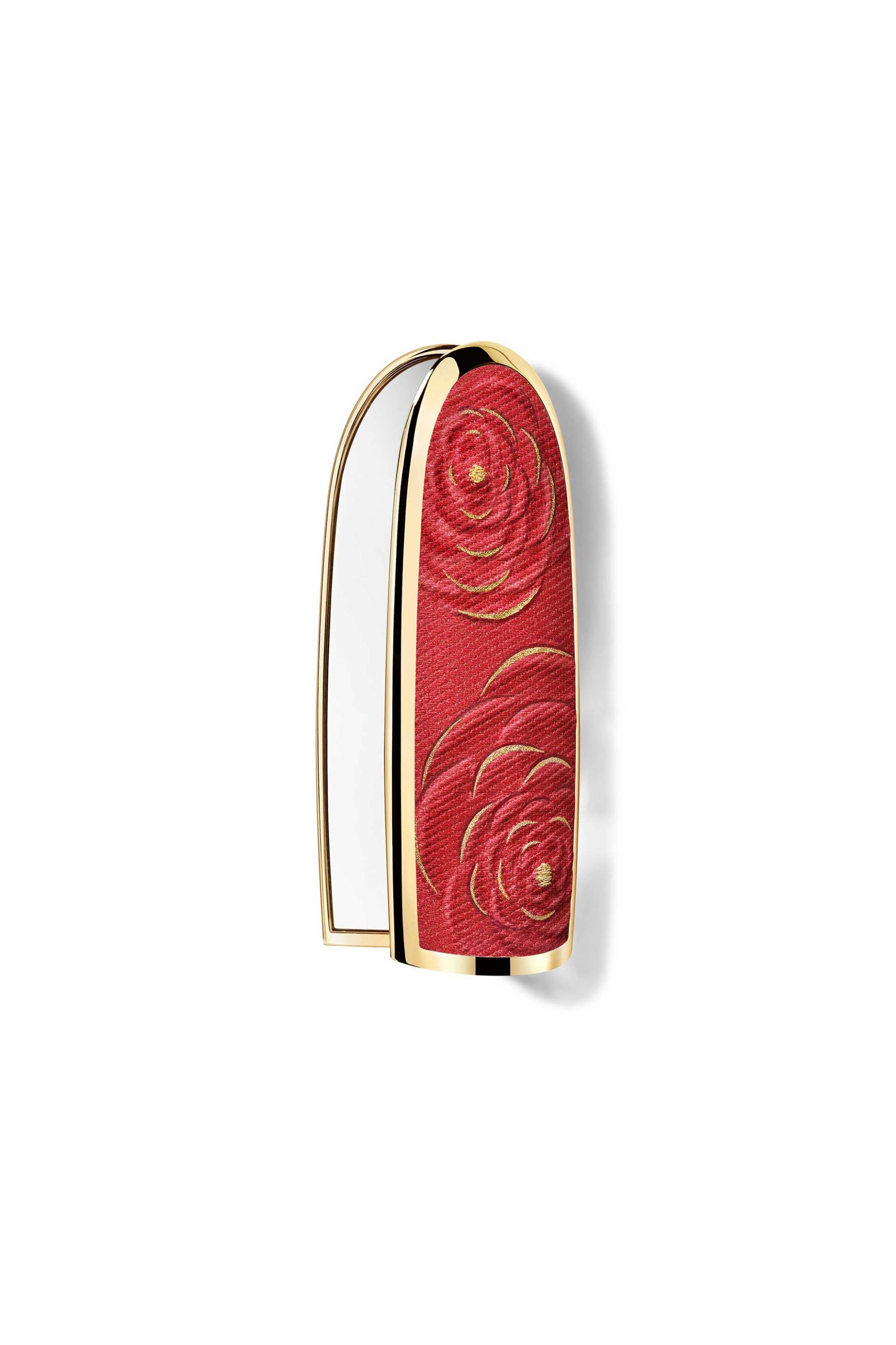 Guerlain Rouge G Blooming Denim The Double Mirror Jewel Case - Limited Edition The Customisable Ultra-Care Lipstick - G062395 Red Rose