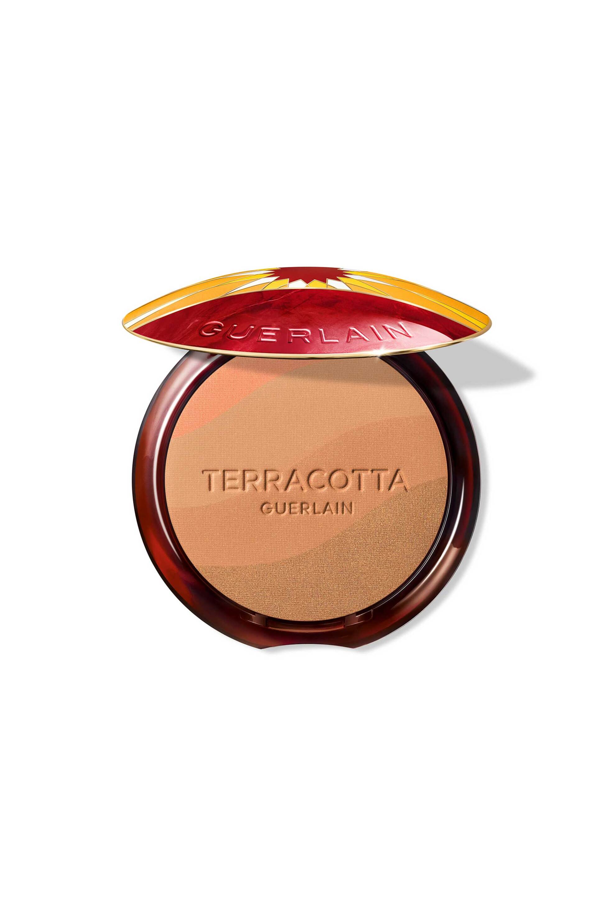 Guerlain Terracotta Golden Dunes The Sun-Kissed Natural Healthy Glow Powder Limited Edition 10 gr - G062482 Red Zagora Case