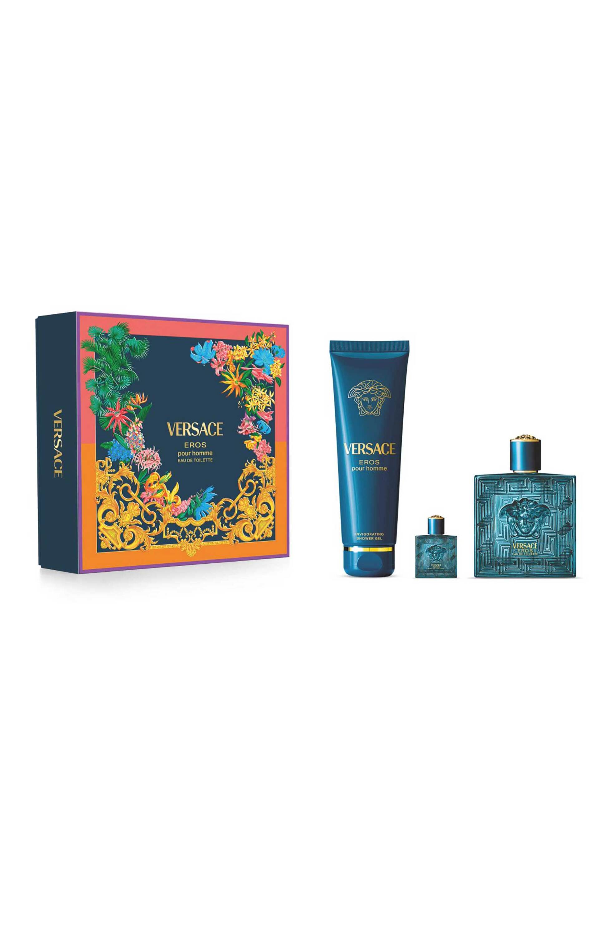 VERSACE Versace Eros Pour Homme Eau de Toilette Set - 7400636