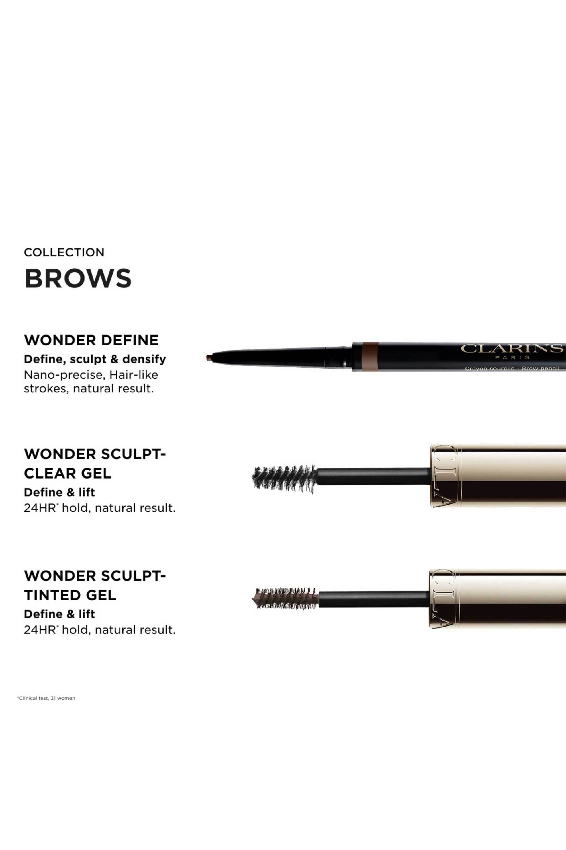Clarins Wonder Sculpt Eyebrow Gel 5 ML - 80125735 00 Clear