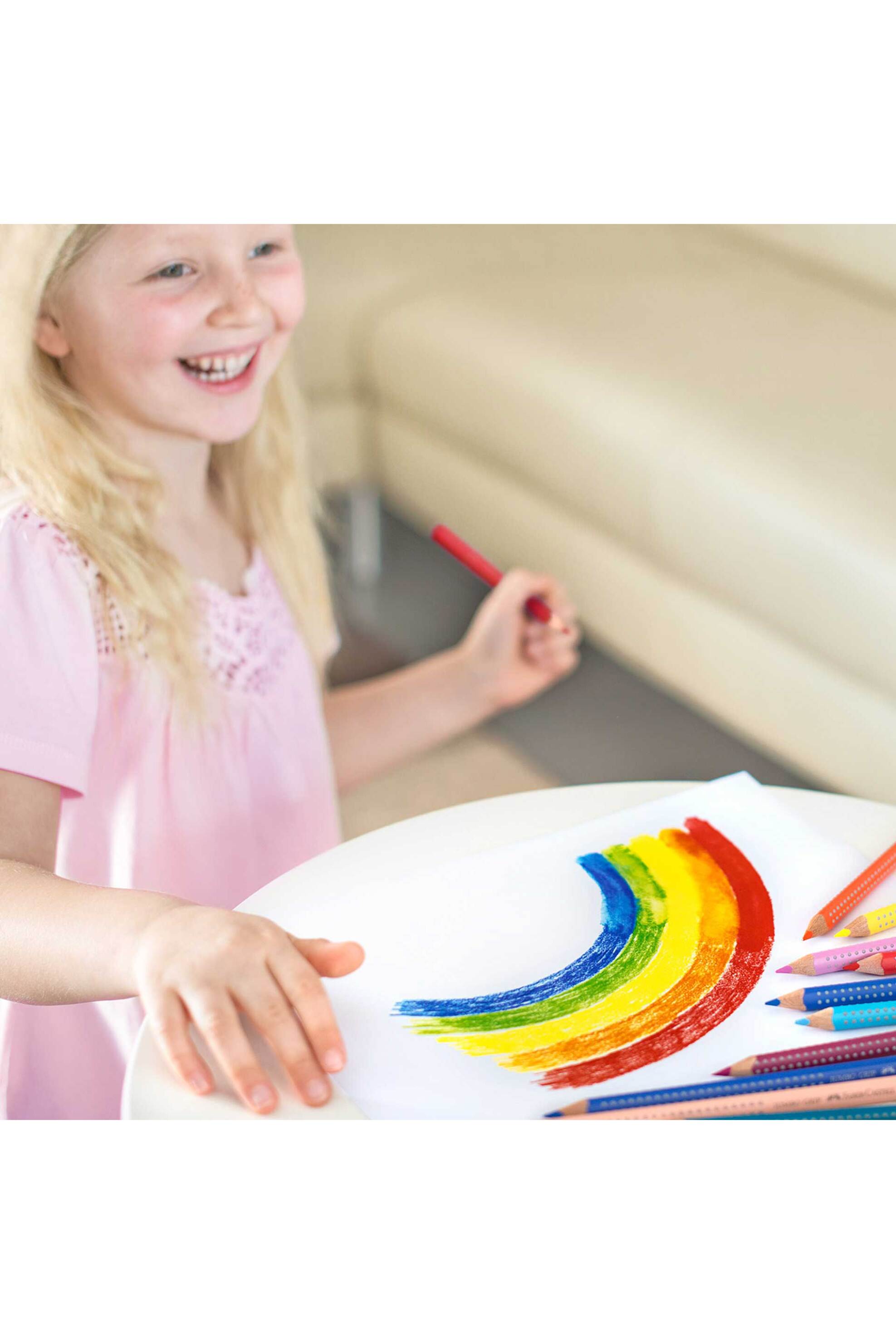 Faber-Castell ξυλομπογιές jumbo grip σετ 12 χρώματα - 077110912/ φωτογραφία