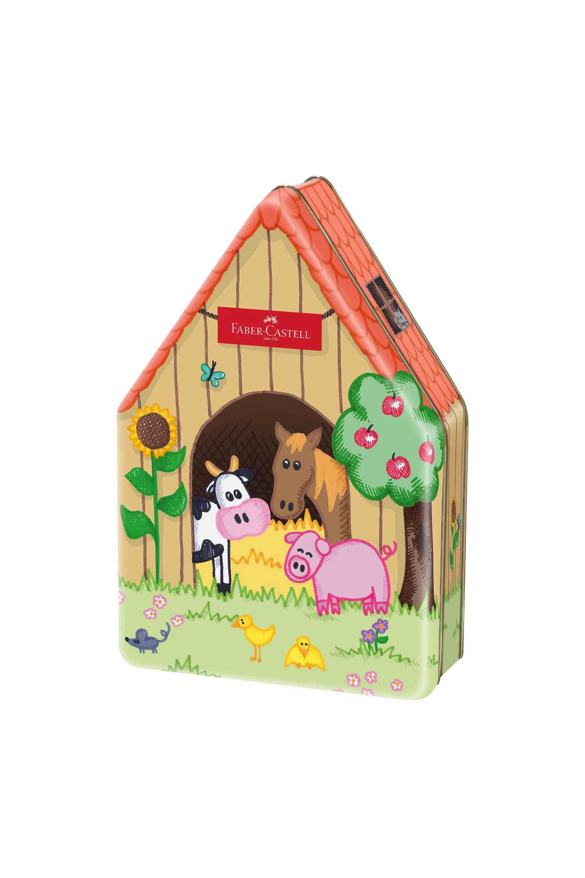 Faber-Castell μαρκαδόροι Connector σετ 18 χρώματα - Σχέδιο φάρμα - 077155539