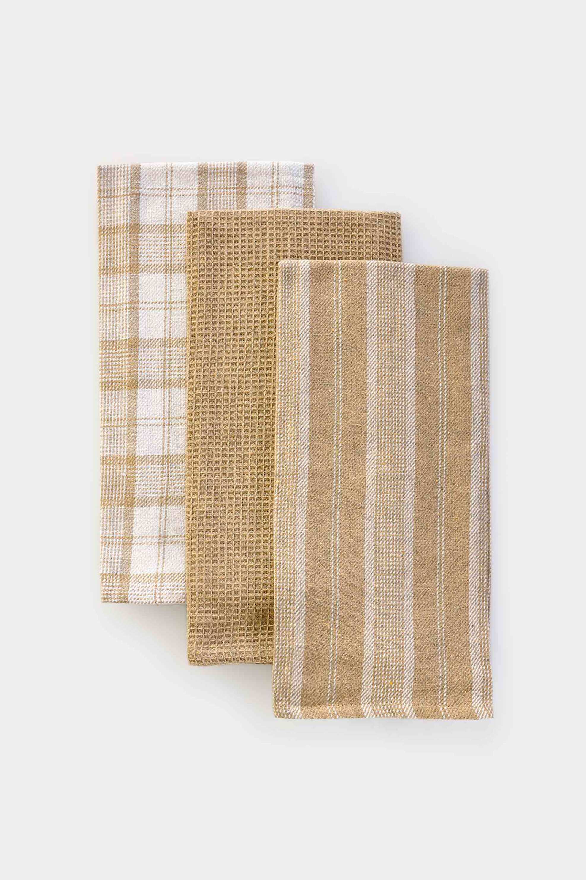 DOWN TOWN HOME DOWN TOWN Home σετ πετσέτες κουζίνας "4337" 65 x 45 cm (3 τεμάχια) - 18-0362