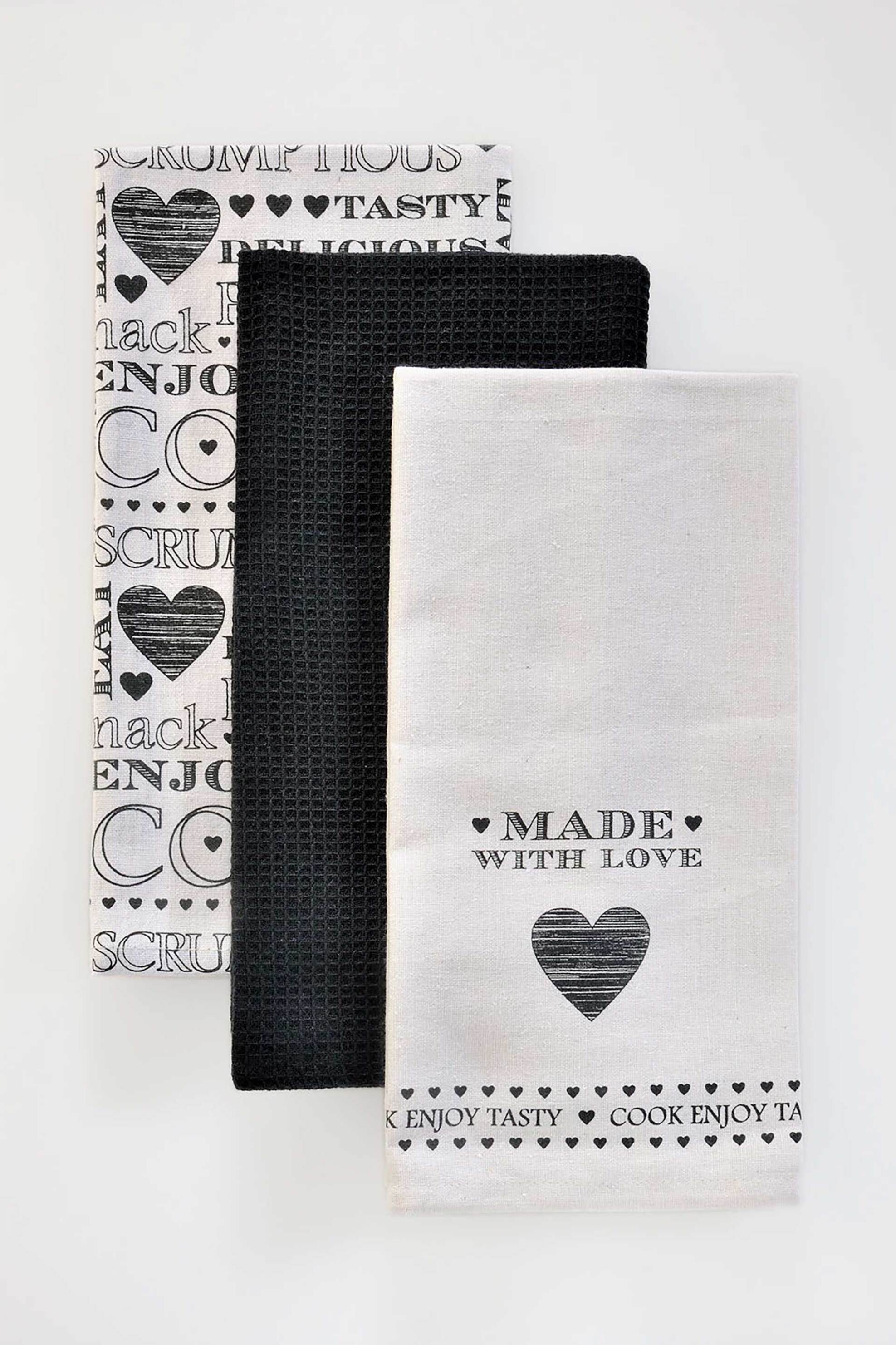 DOWN TOWN HOME DOWN TOWN Home σετ πετσέτες κουζίνας "18-0368" (3 τεμάχια) - 18-0368