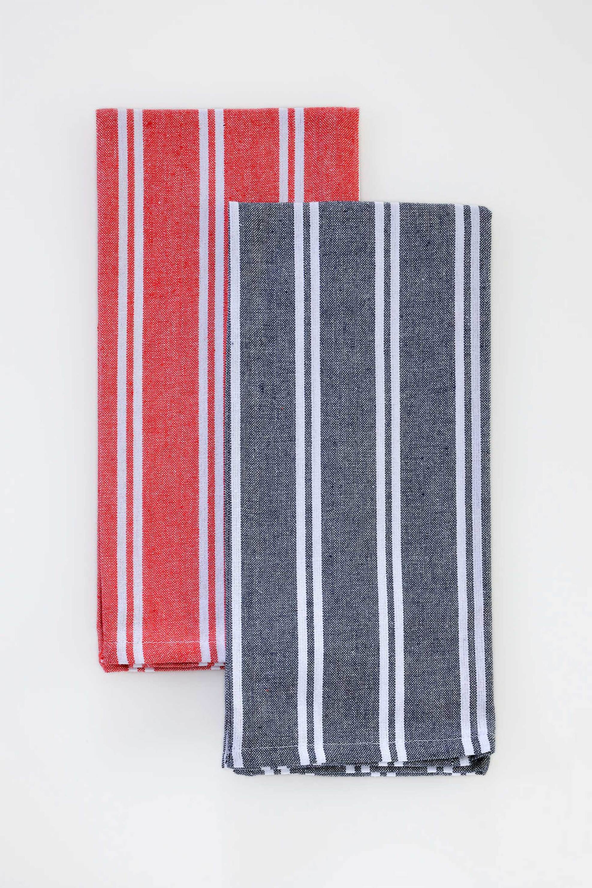 DOWN TOWN Home σετ πετσέτες κουζίνας "0379" 65 x 45 cm (2 τεμάχια) - 18-0379