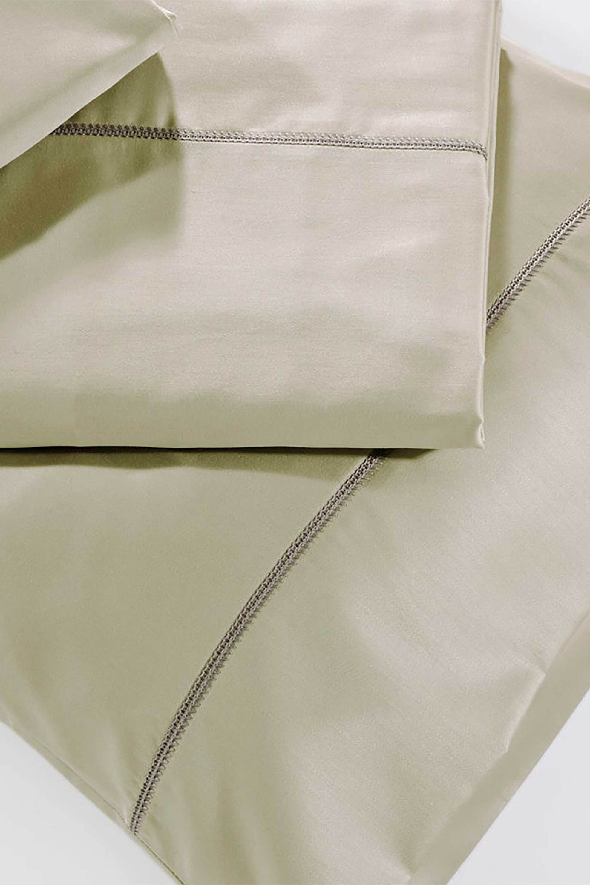 DOWN TOWN Home κατωσέντονο ημίδιπλο ίσιο με ανάγλυφη ραφή "250/4" 205 x 305 cm - 24-0004