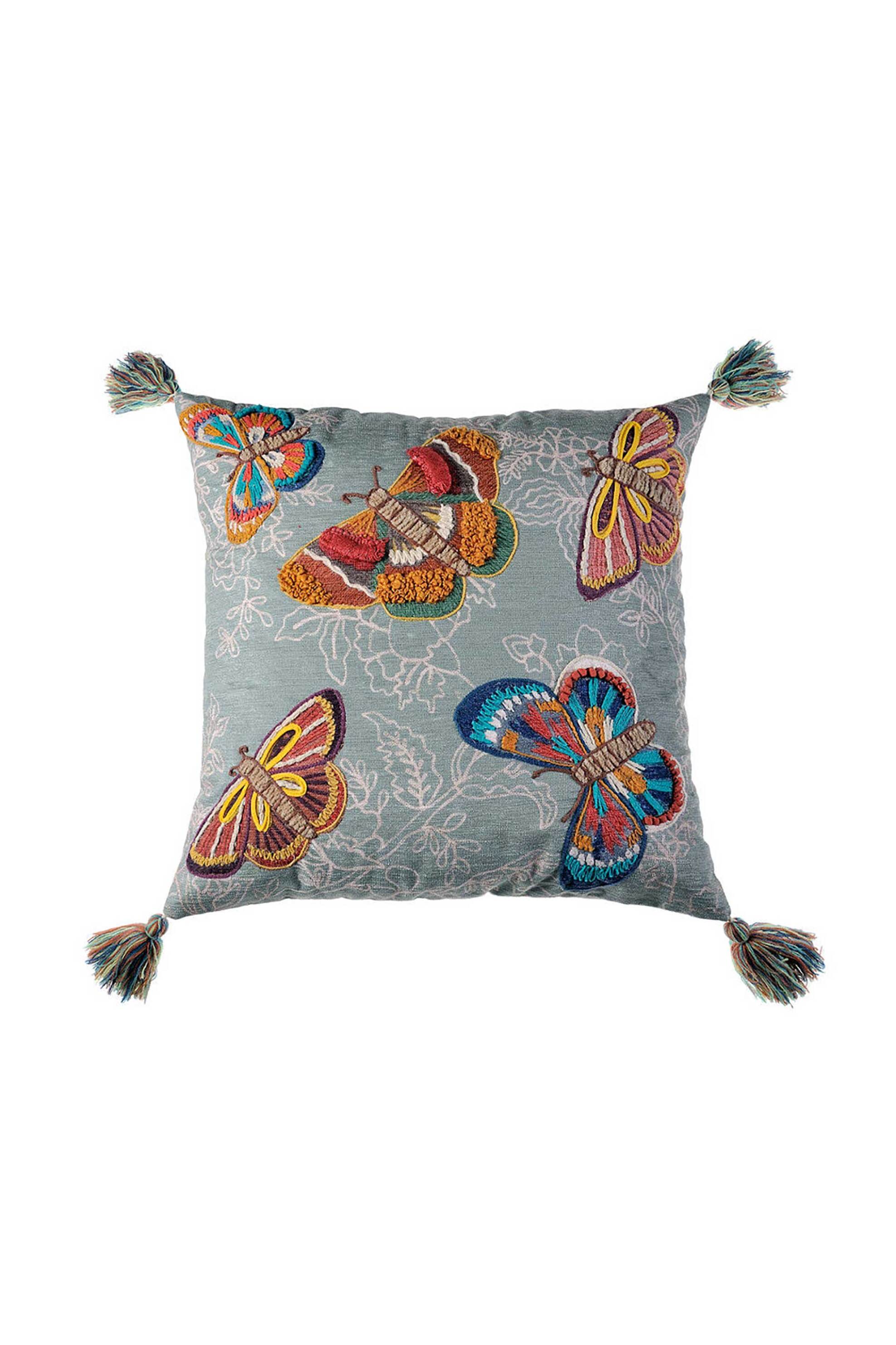 DOWN TOWN HOME DOWN TOWN Home διακοσμητική μαξιλαροθήκη "Butterflies" 45 x 45 cm - 71-0598