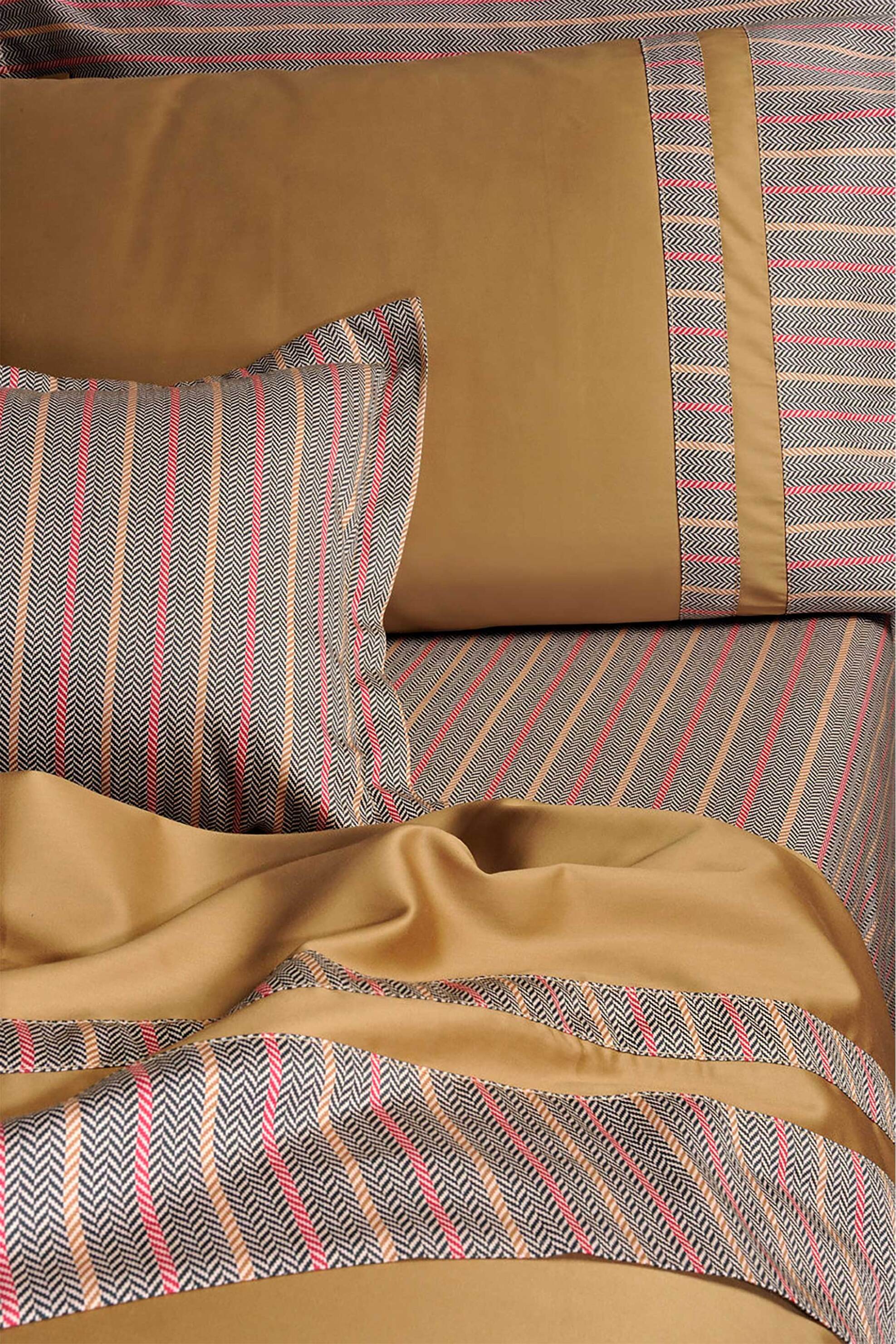 DOWN TOWN Home σετ παπλωματοθήκες υπέρδιπλες και μαξιλαροθήκες "845 Multistripe" (3 τεμάχια) - 12-0509 φωτογραφία