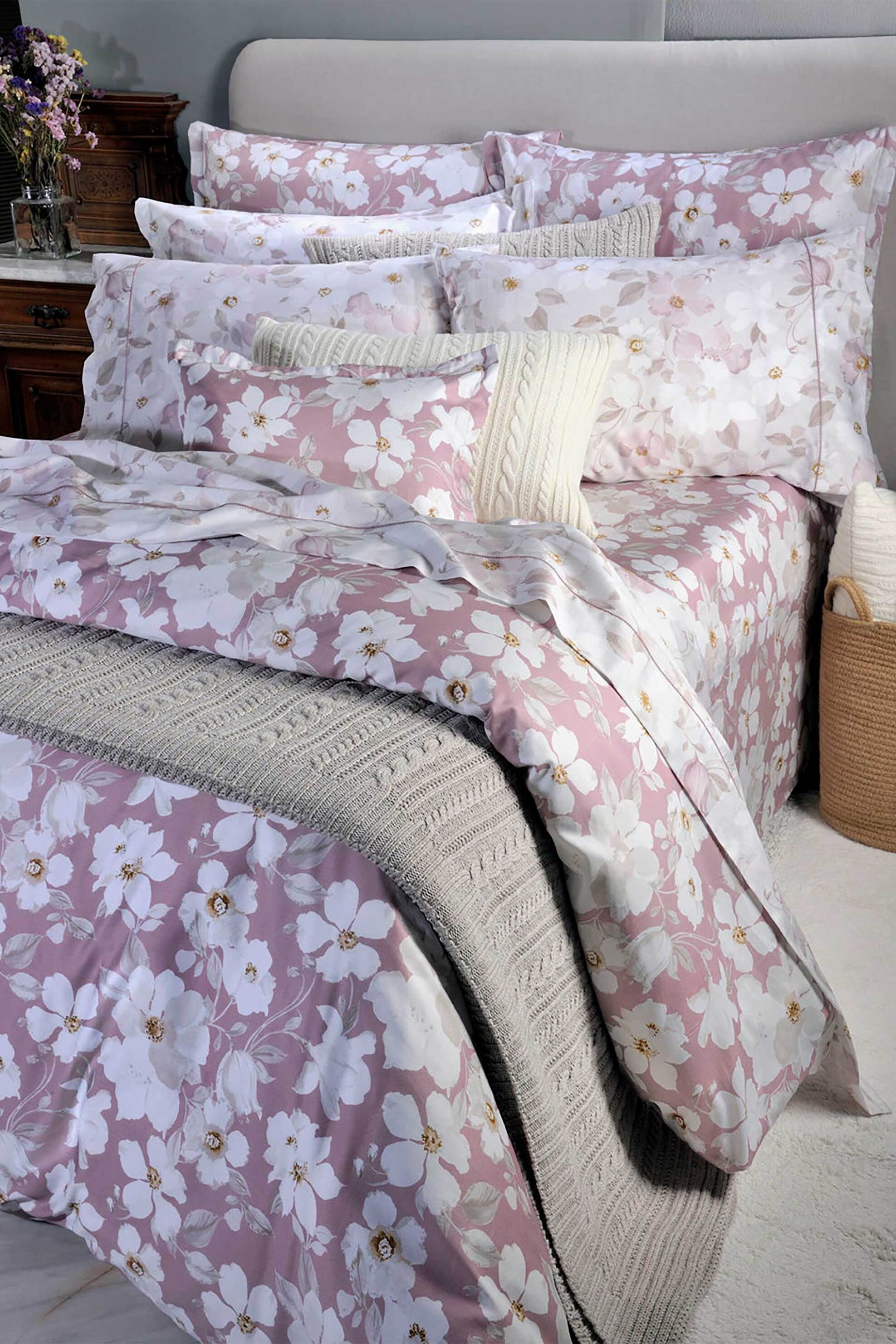 DOWN TOWN HOME DOWN TOWN Home σετ μαξιλαροθήκες Oxford "859 Rosalyn" - 42-0427