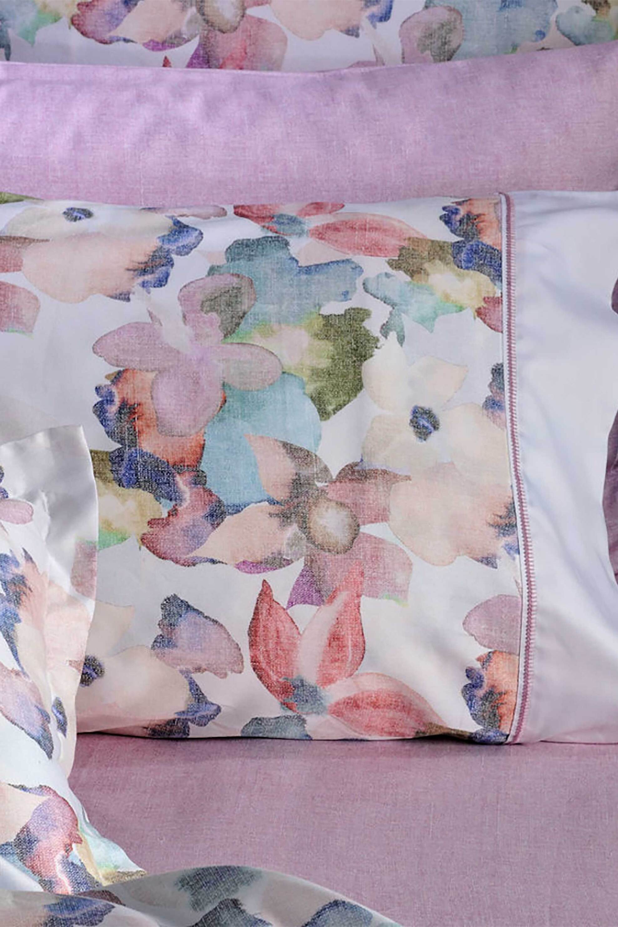 DOWN TOWN HOME DOWN TOWN Home σετ μαξιλαροθήκες Oxford "860 Art Flower Ταίρι" (2 τεμάχια) - 42-0431