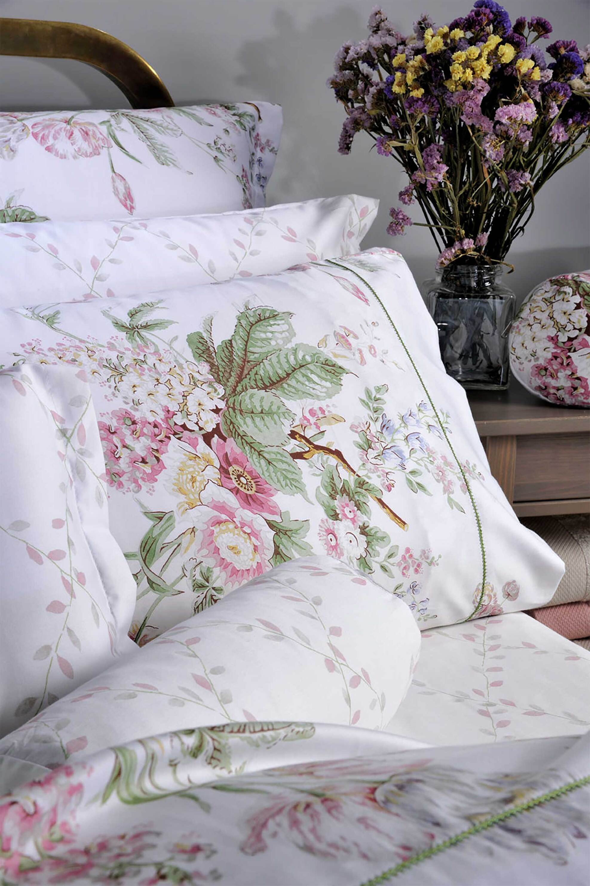 DOWN TOWN Home σετ παπλωματοθήκη με μαξιλαροθήκη "849 Bouquet Pink" (2 τεμάχια) - 13-0358 φωτογραφία