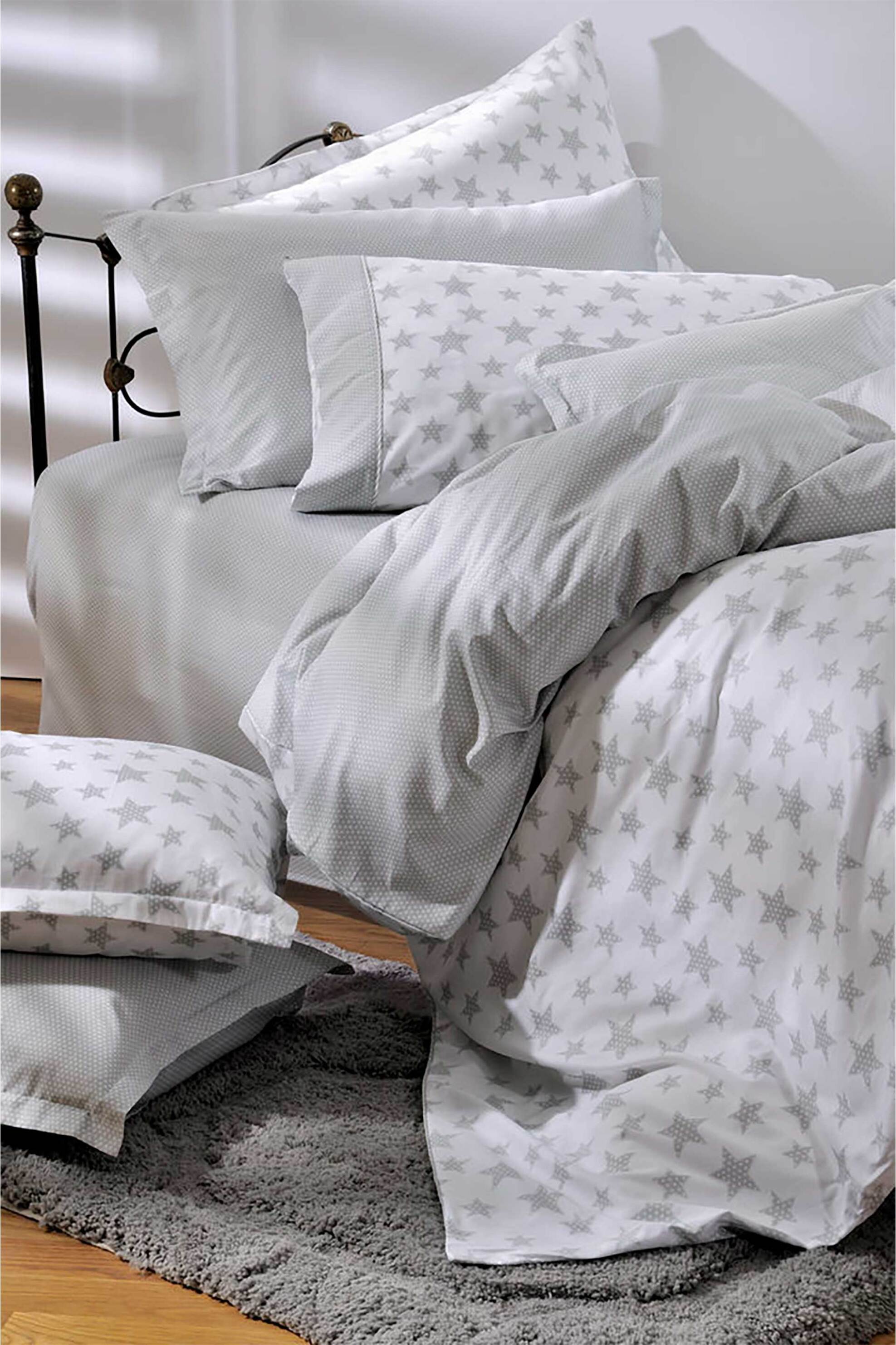 DOWN TOWN HOME DOWN TOWN Home πάπλωμα μονό "768 Starry Grey" 170 x 240 cm - 31-0267