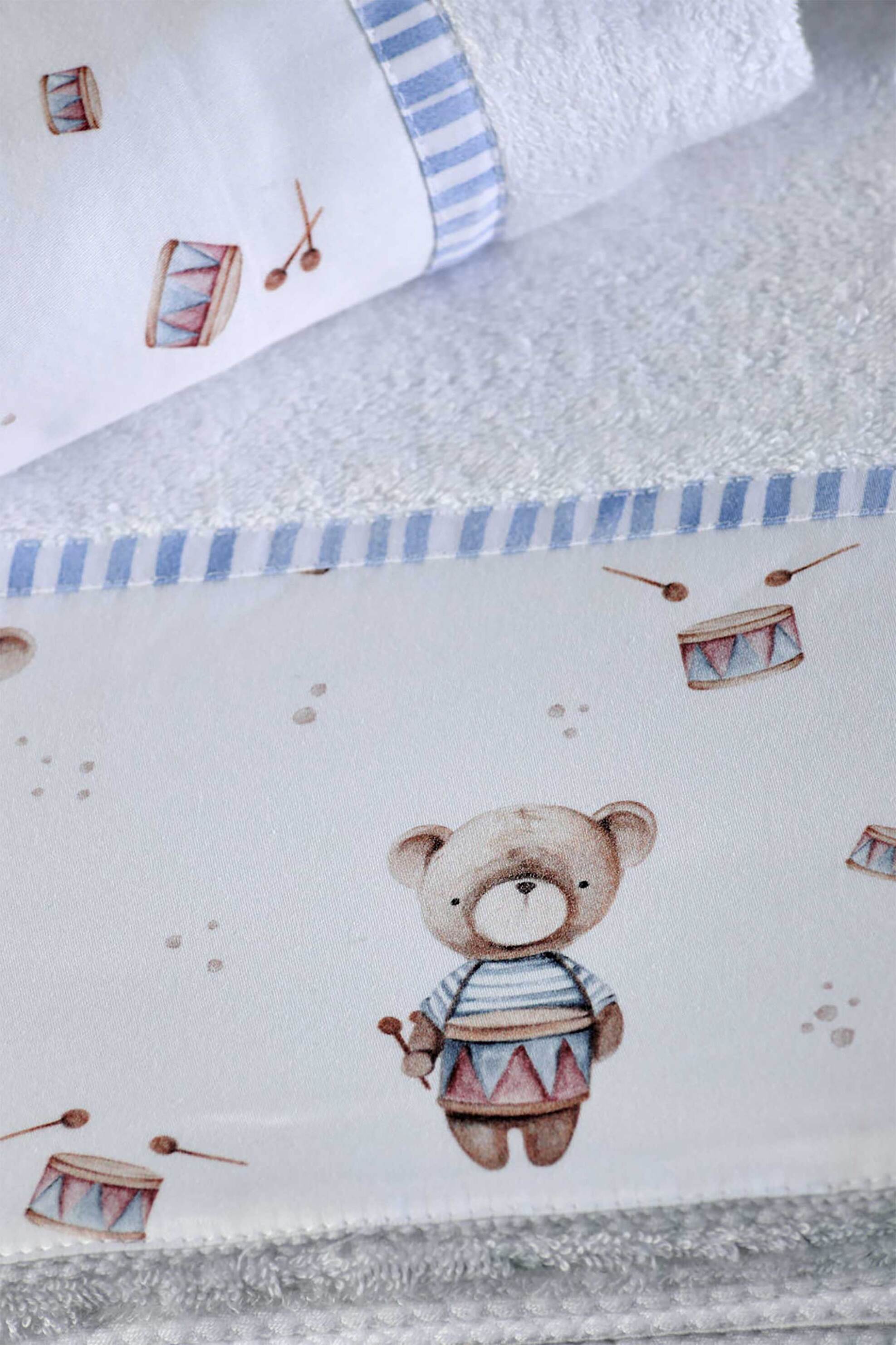 DOWN TOWN Home σετ πετσέτες "Little Bear White" 170 x 240 cm (3 τεμάχια) - 61-1162 φωτογραφία